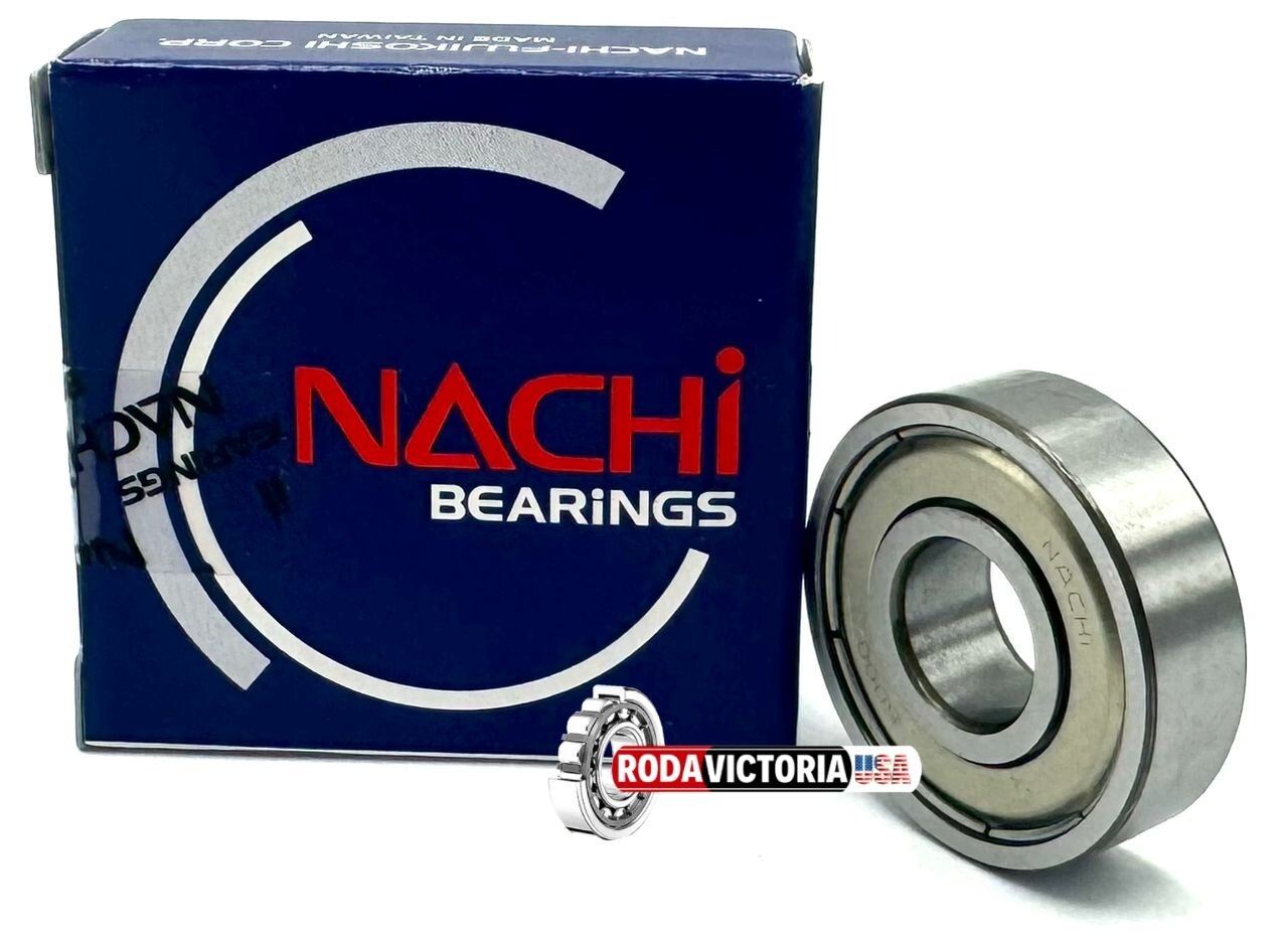 NACHI 6000 ZZ DEEP GROOVE BALL BEARING, METAL SHIELDED 10x26x8 mm