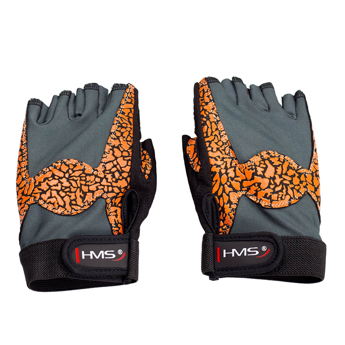 5907695523355 RST03 ORANGE/GRAY ROZM. S RĘKAWICE NA SIŁOWNIĘ HMS HMS