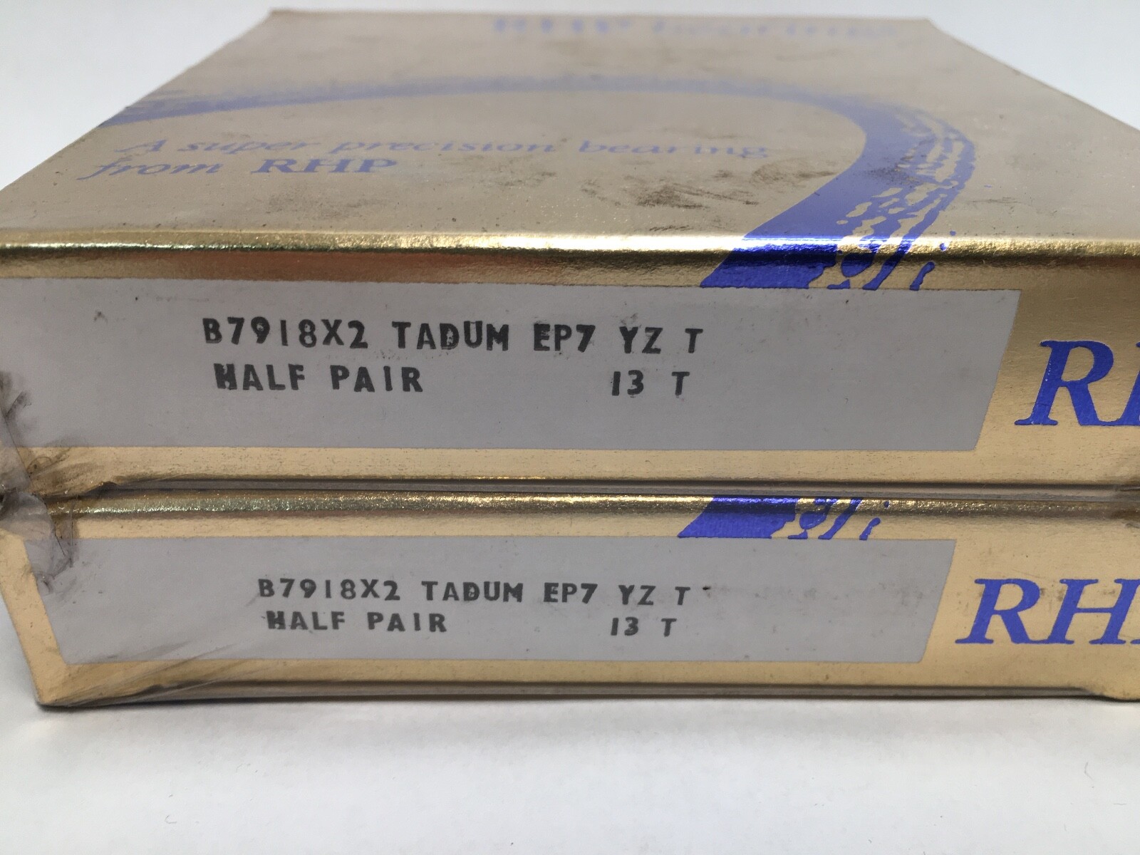 RHP B7918X2TADUM Bearing 90x125x18 mm B7918 B-7918-X2-TA-DUM-EP7 England 2 pcs