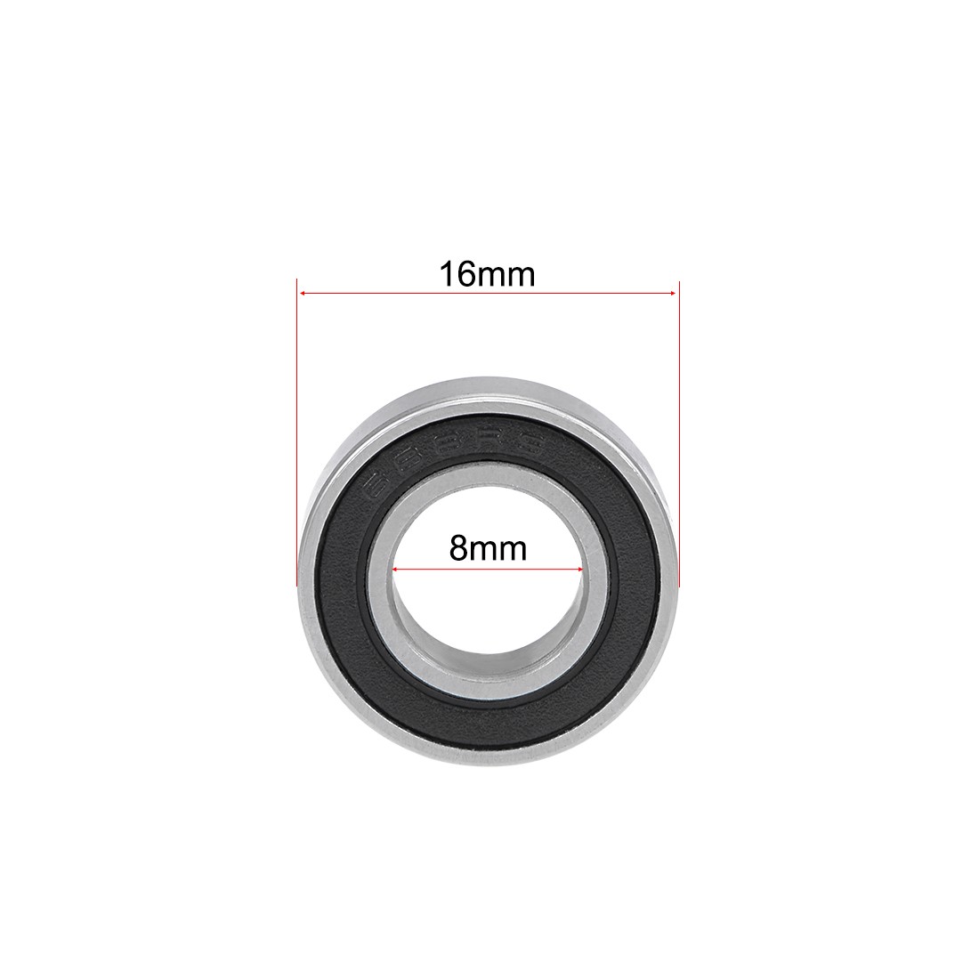 S688-2RS Stainless Steel Ball Bearing 8x16x5mm Sealed 688-2RS Bearings 2pcs