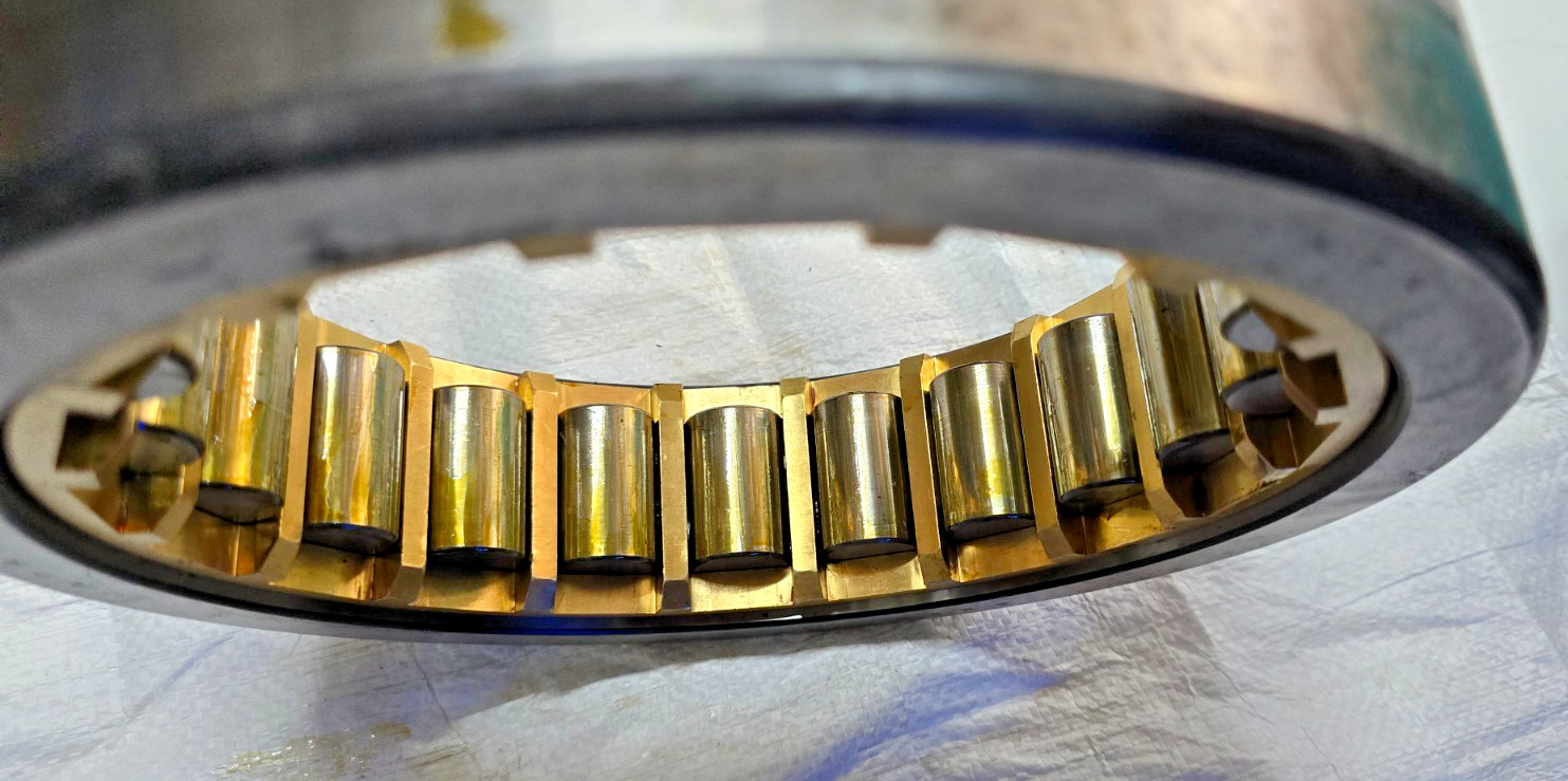 NU 2228 M C3 Cylindrical Roller Bearing USED NTN JAPAN BRONZE CAGE RUSTED NU2228