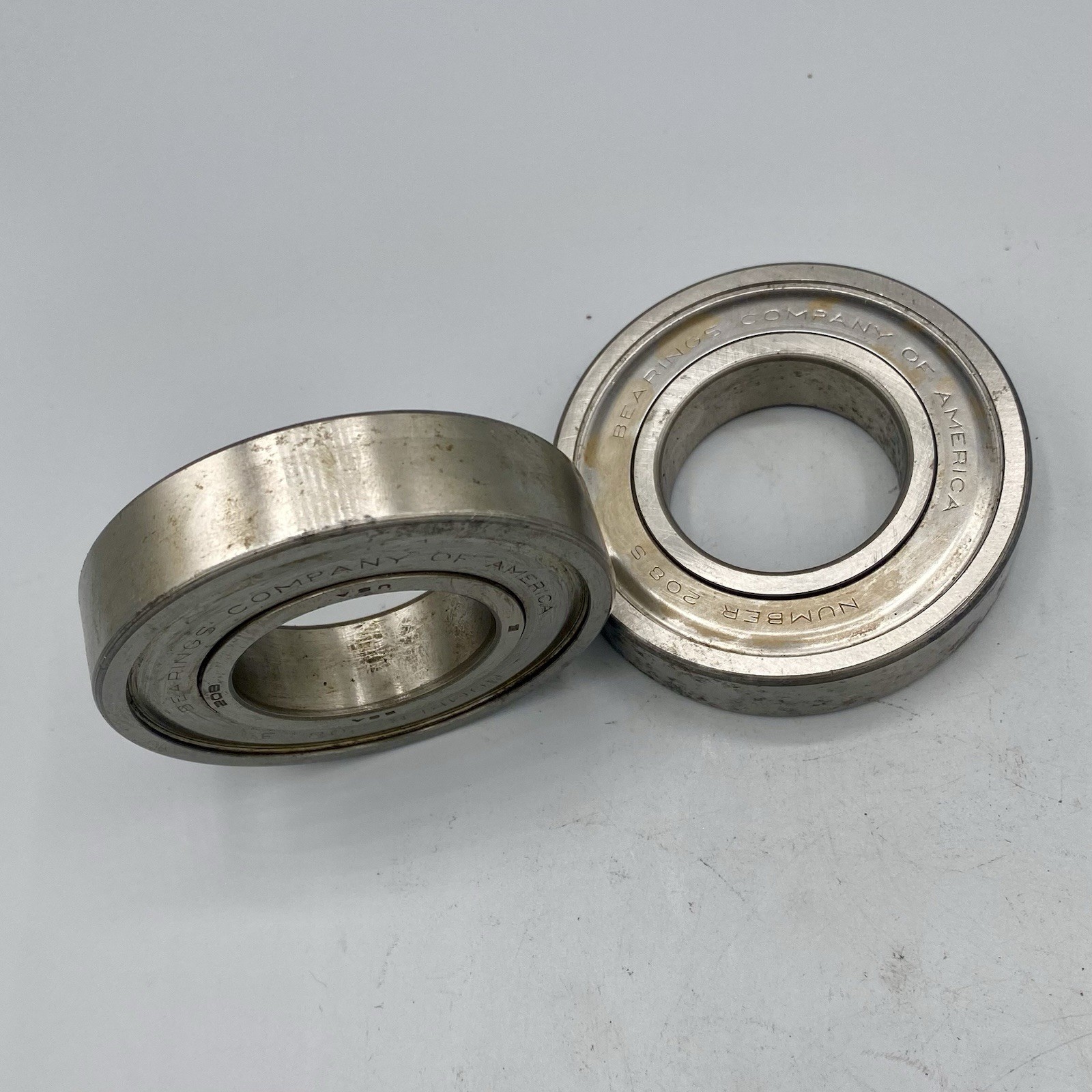 New Open Box, BCA 208S Ball Bearing Deep Groove 40 X 80 X 18mm (Lot Of 2)