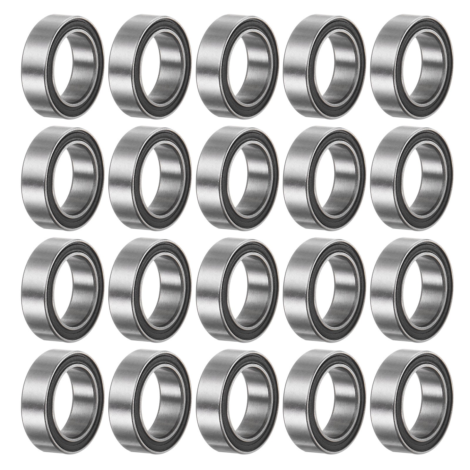 20pcs MR128-2RS Bearings 8x12x3.5mm Chrome Steel Bearing Double Sealed ABEC3]