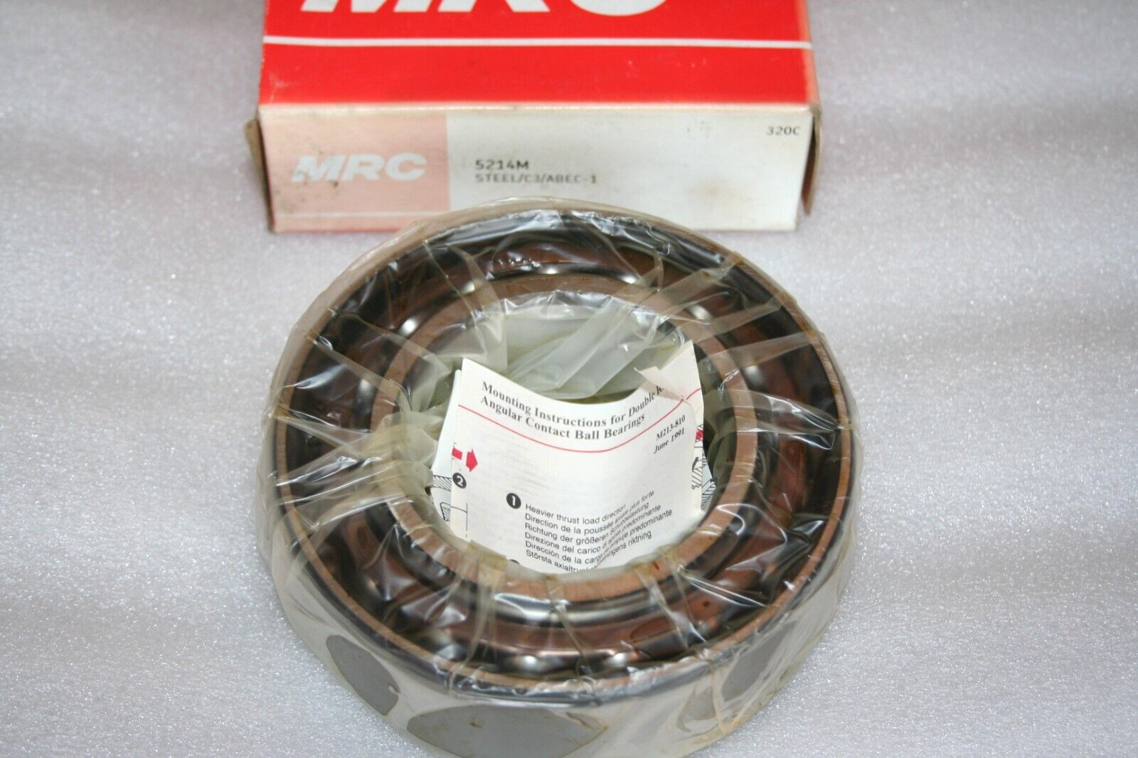 MRC 5214M-H501 Double Row Angular Contact Ball Bearing * NEW *