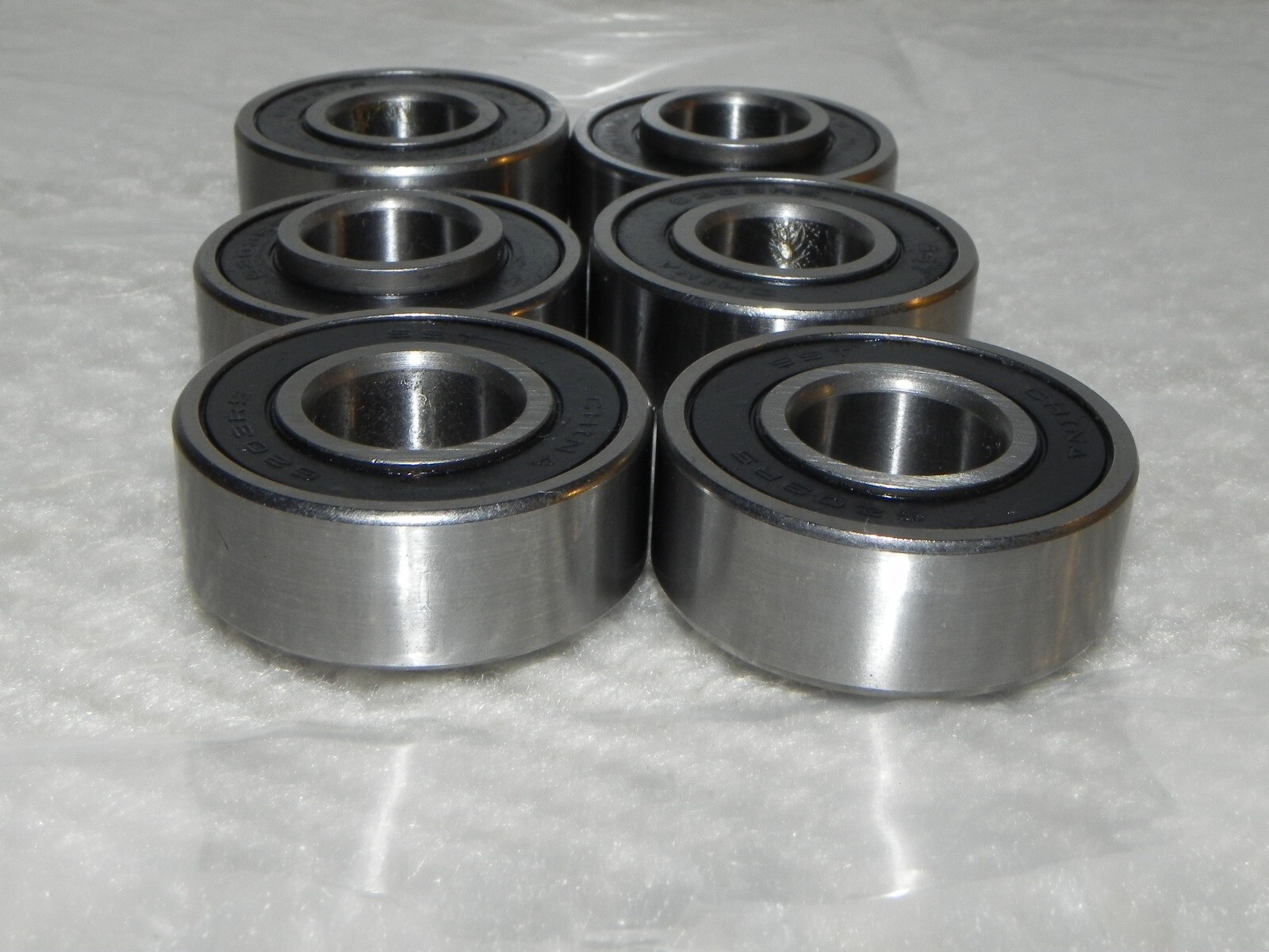 6 6203RS Deep Groove SST China Sealed Ball Bearings (6 Pieces) 17mmx40mmx12mm