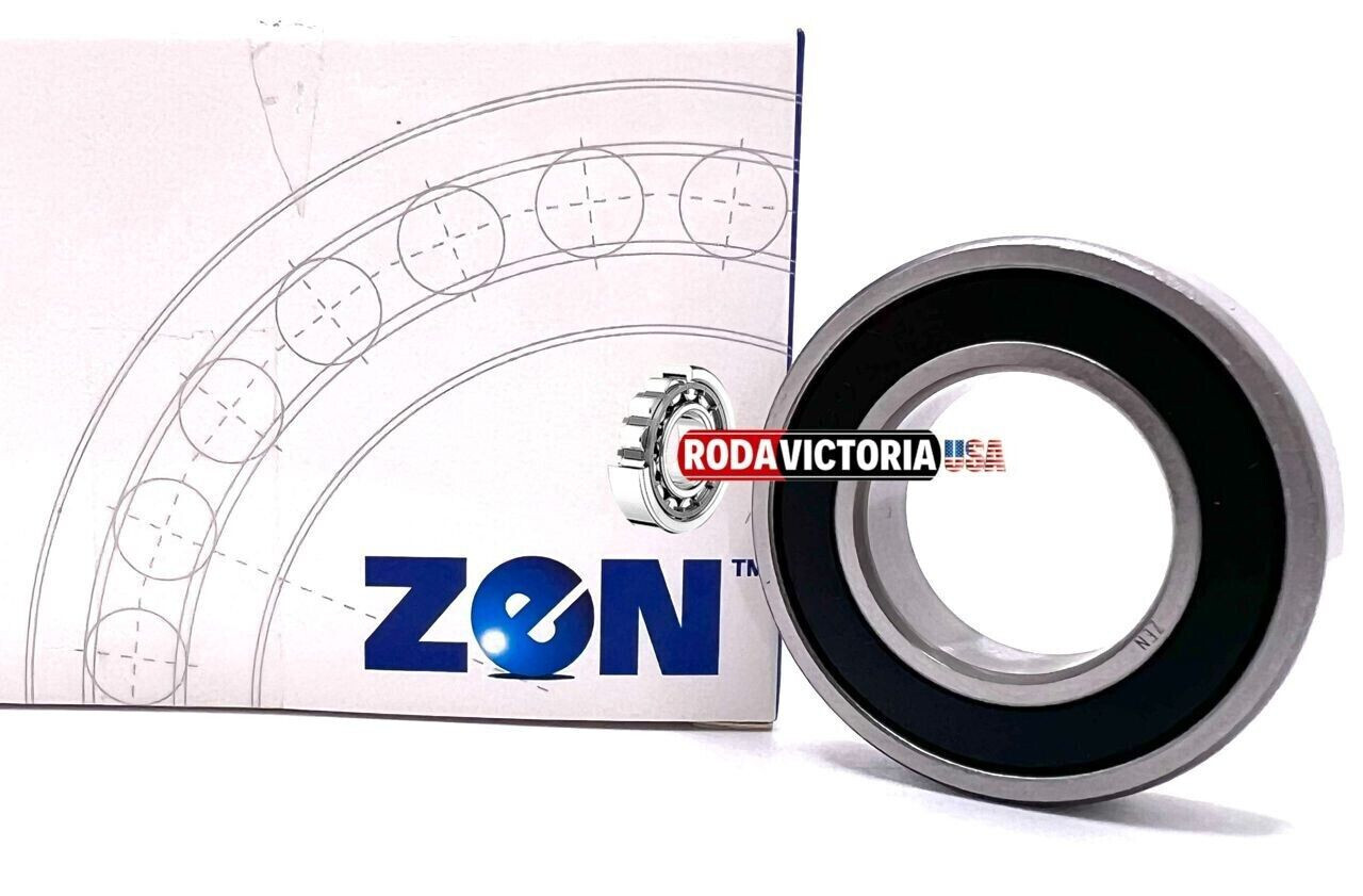 ZEN6005/25,4 2RS BALL BEARING RUBBER SEALED SPECIAL BORE 6005-2RS 1″ 25,4x47x12m