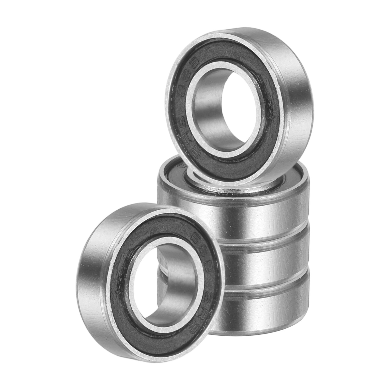 5 Pack 8 x 16 x 5mm 688 2RS Deep Groove Ball Bearings ABEC5