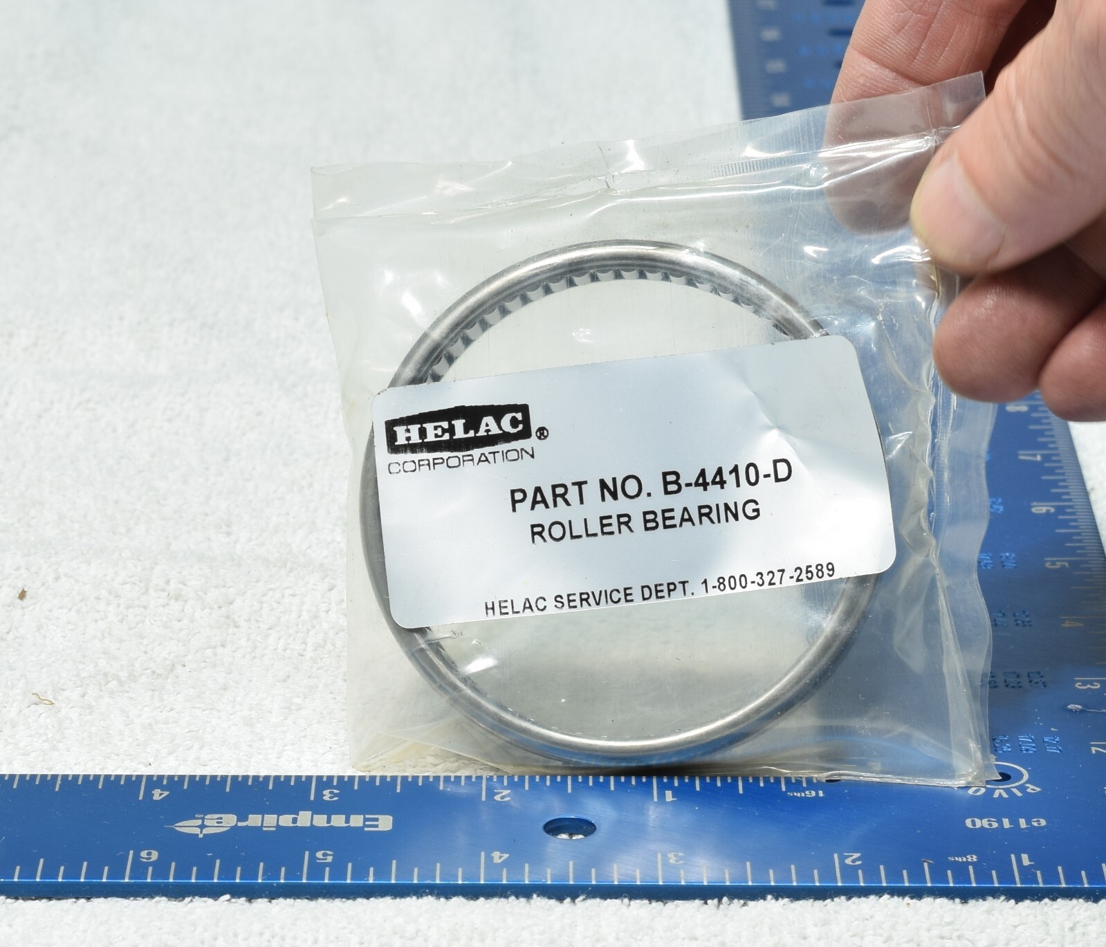 B-4410-D Helac Drawn Cup Needle Roller Bearing Open Ends w/Full Complement