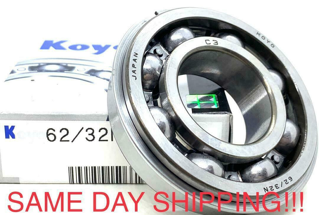 KOYO JAPAN 62/32 NR C3 Deep Groove Ball Bearing+SNAP RING 65x17x23.5 mm