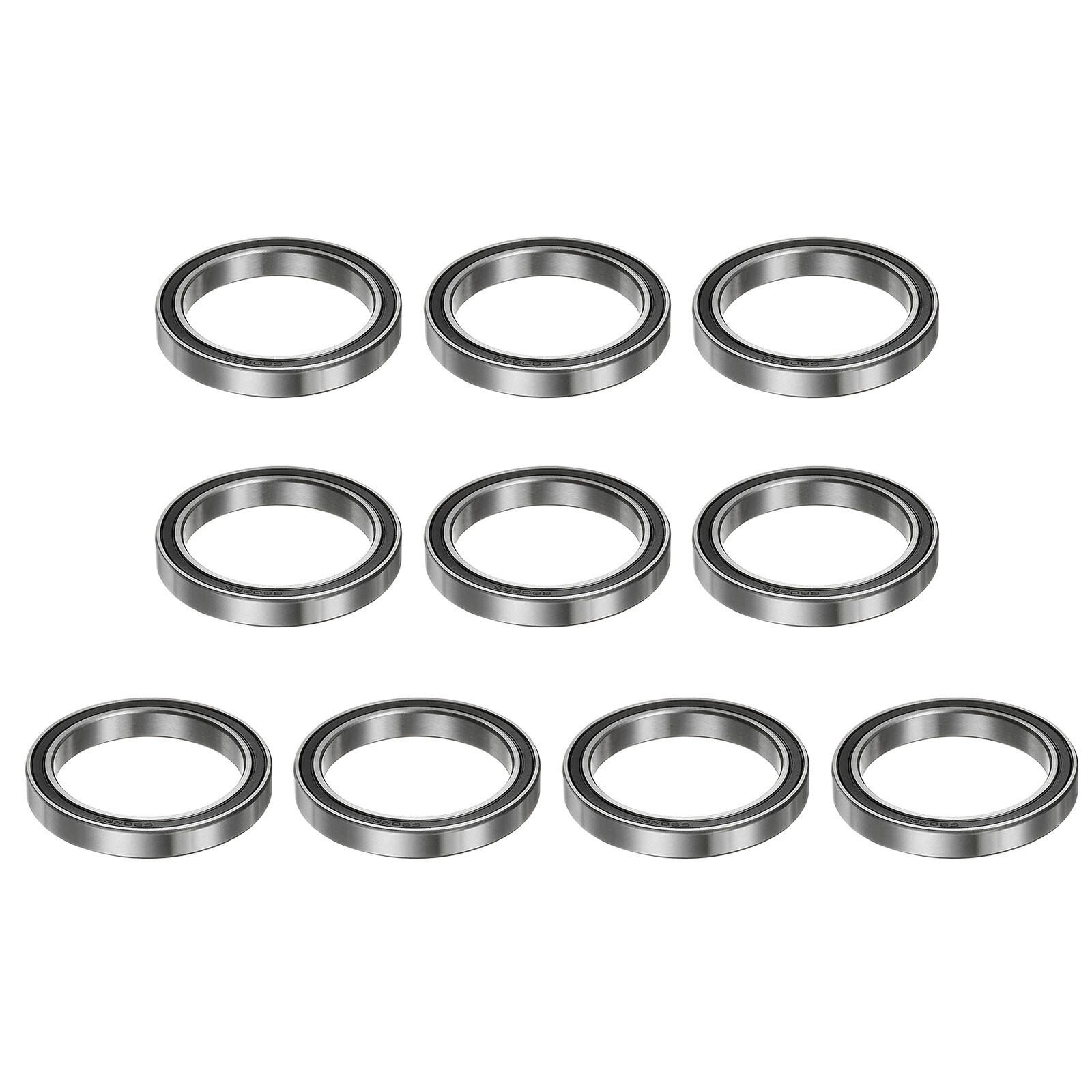 10pcs 6808-2RS Ball Bearings 40mmx52mmx7mm Chrome Steel Double Sealed
