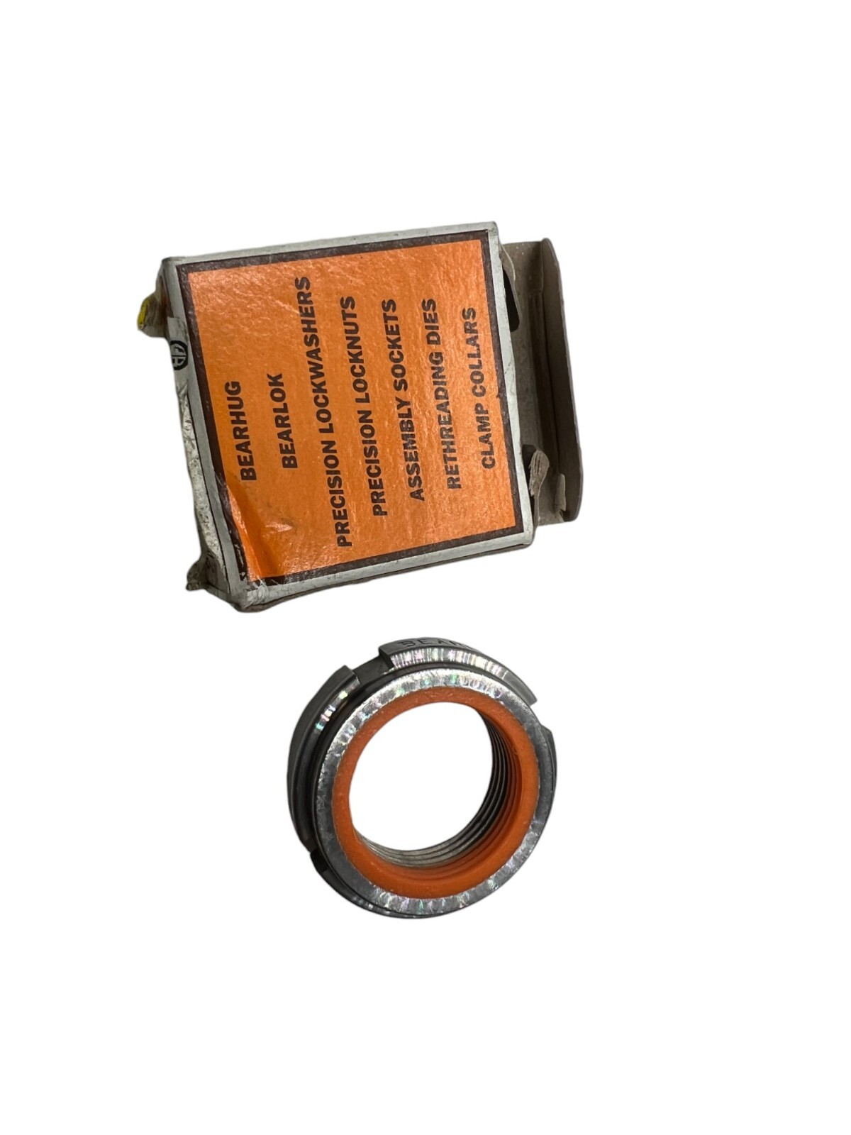 (QTY 8) Whittet Higgins Bearhug Threaded Shaft & Bearing Locknut BM-05