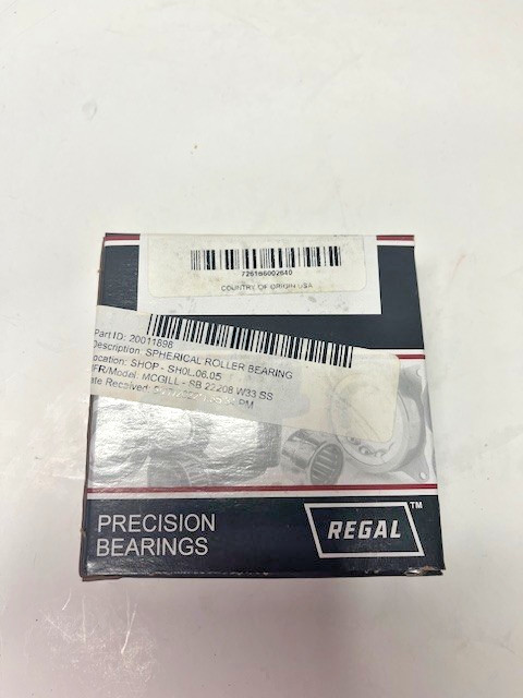 McGill SB-22208-W33-SS Spherical Roller Bearing Bore 40mm OD 80mm 23mm Width NEW