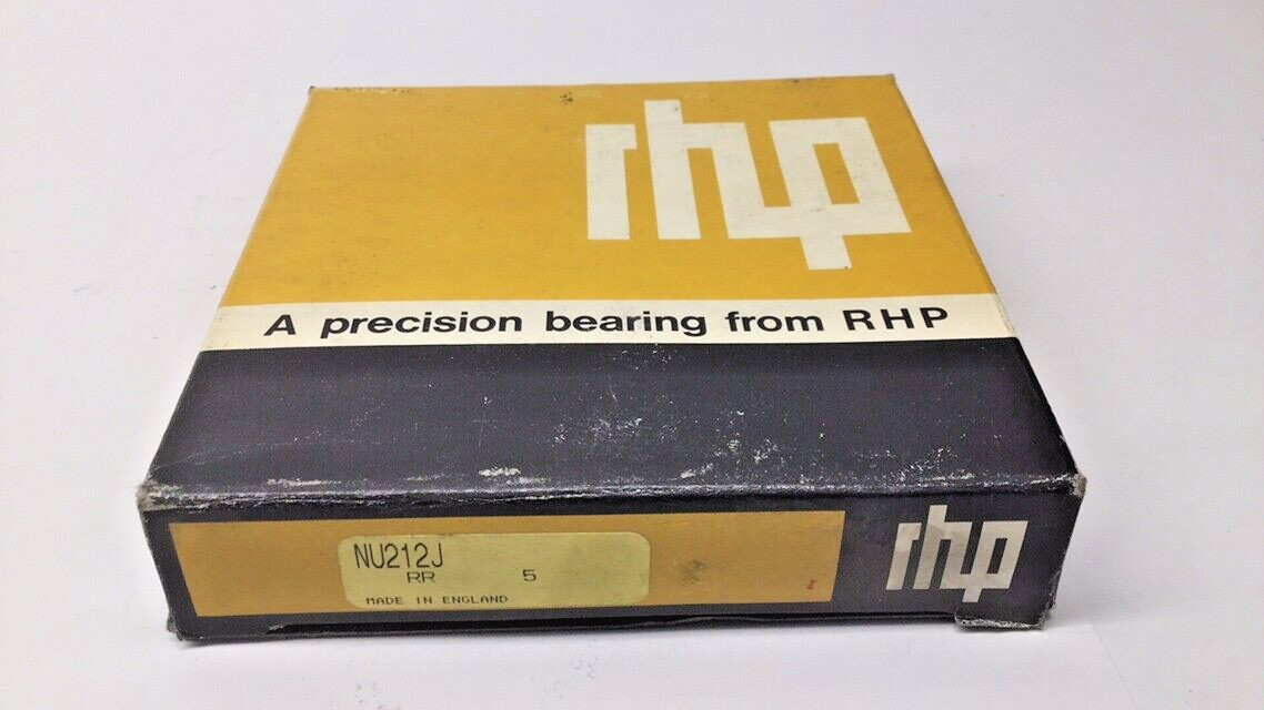RHP NU212J Cylindrical Roller Bearing 60x110x22 mm NU212-J/NU212 Made in England