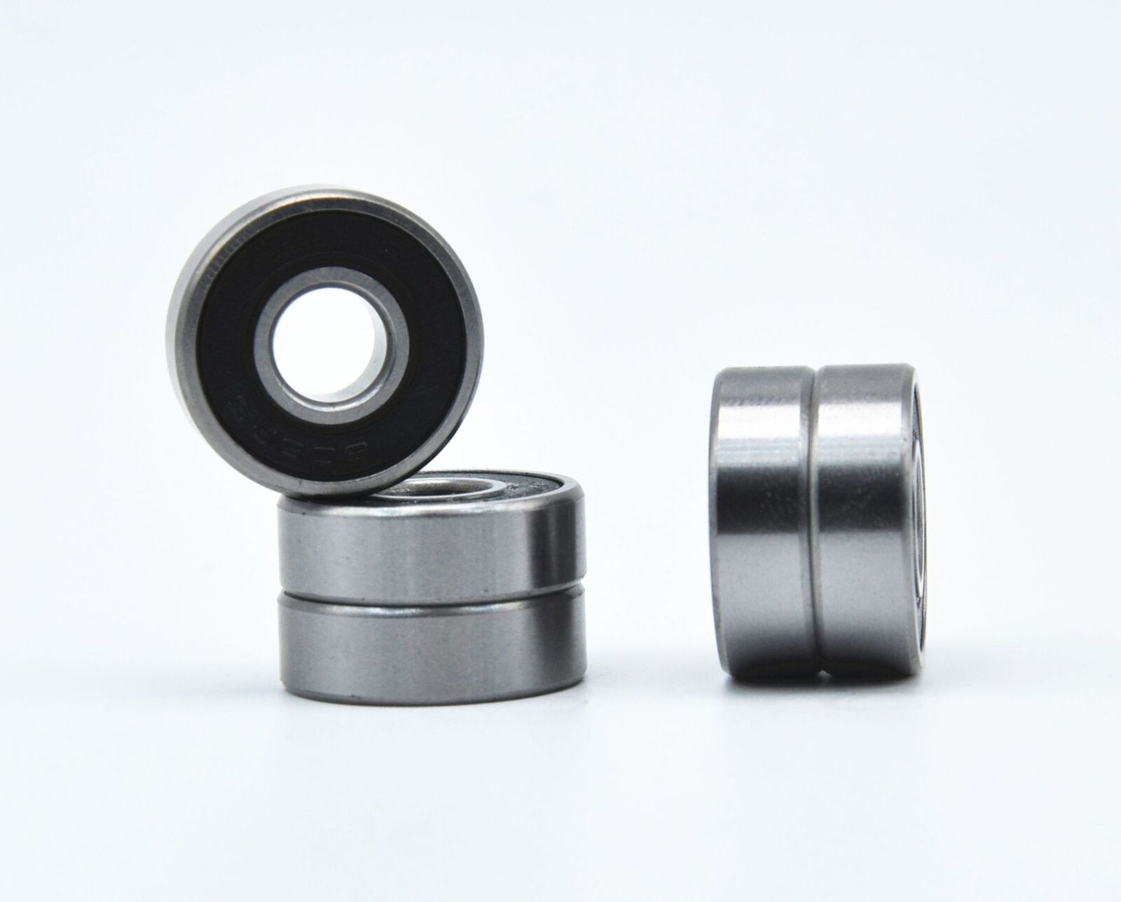 10Pcs 8 X 22 X 7mm 608-2RS Rubber Sealed Model Thin-Section Ball Radial Bearing