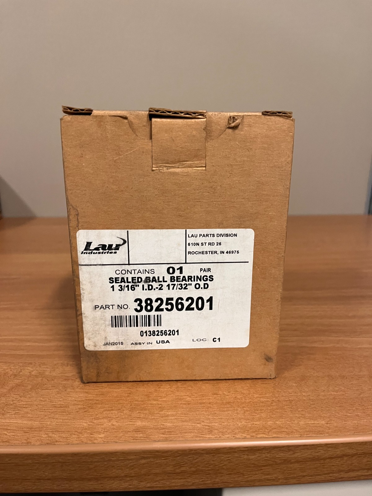 Lau 38256201 Sealed Ball Bearings (Set 1 3/16″ I.D,-2 17/32 O.D)