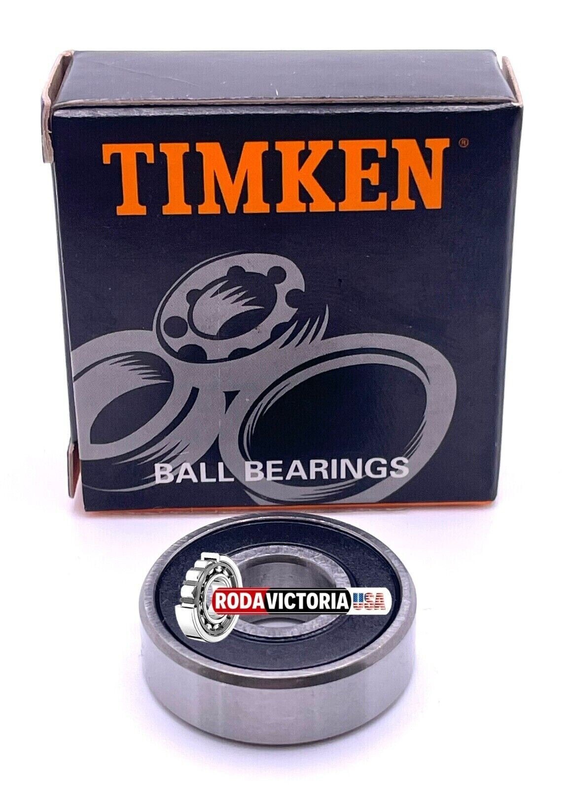 TIMKEN 6000 2RS DEEP GROOVE BALL BEARING RUBBER SEALED 10x26x8mm