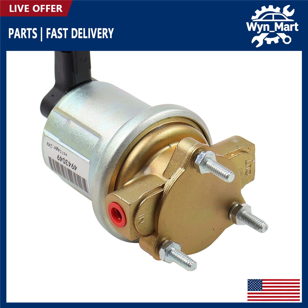3990106 4943049 Fuel Transfer Pump For Cummins QSB5.9 6B 5.9L Hyundai HL760-7