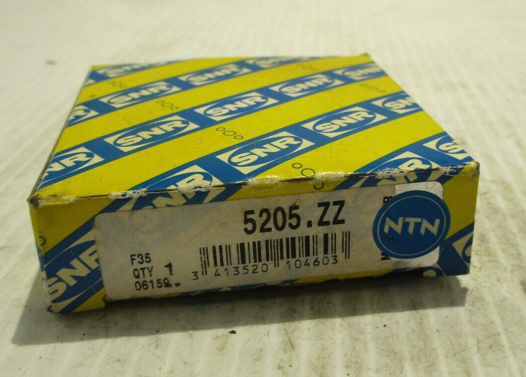 NEW SNR NTN 5205-ZZ DOUBLE ROW ANGUALR CONTACT BALL BEARING