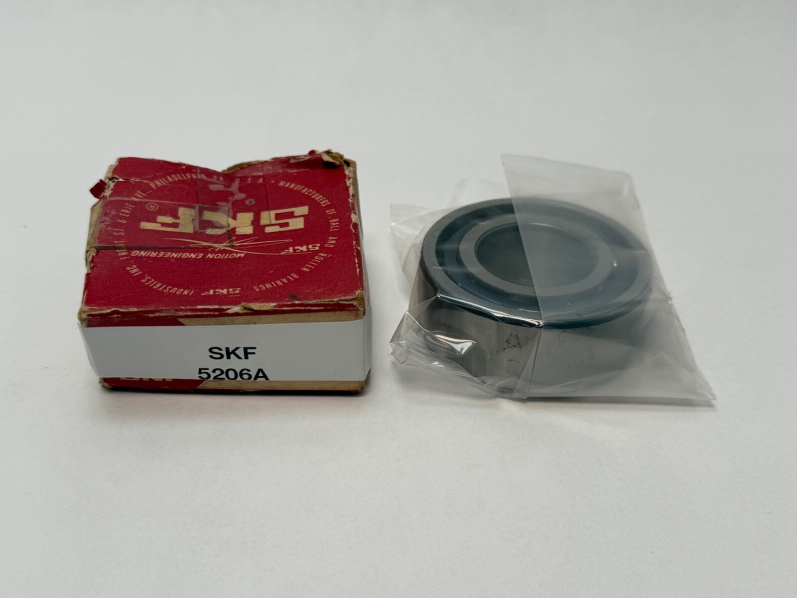 SKF 5206A Angular Bearing 30mmx62mmx15/16″ 3206 5206-A USA