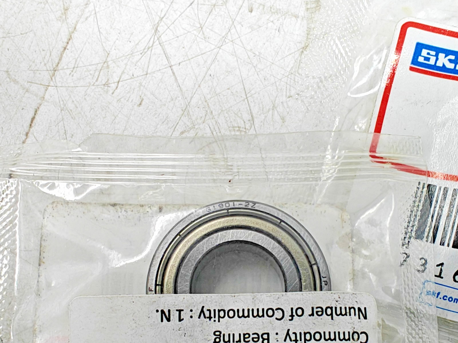 (Qty.10) 61901-2Z SKF Deep Groove Ball Bearings SKF 6901ZZ / 61901 ZZ 12x24x6 mm