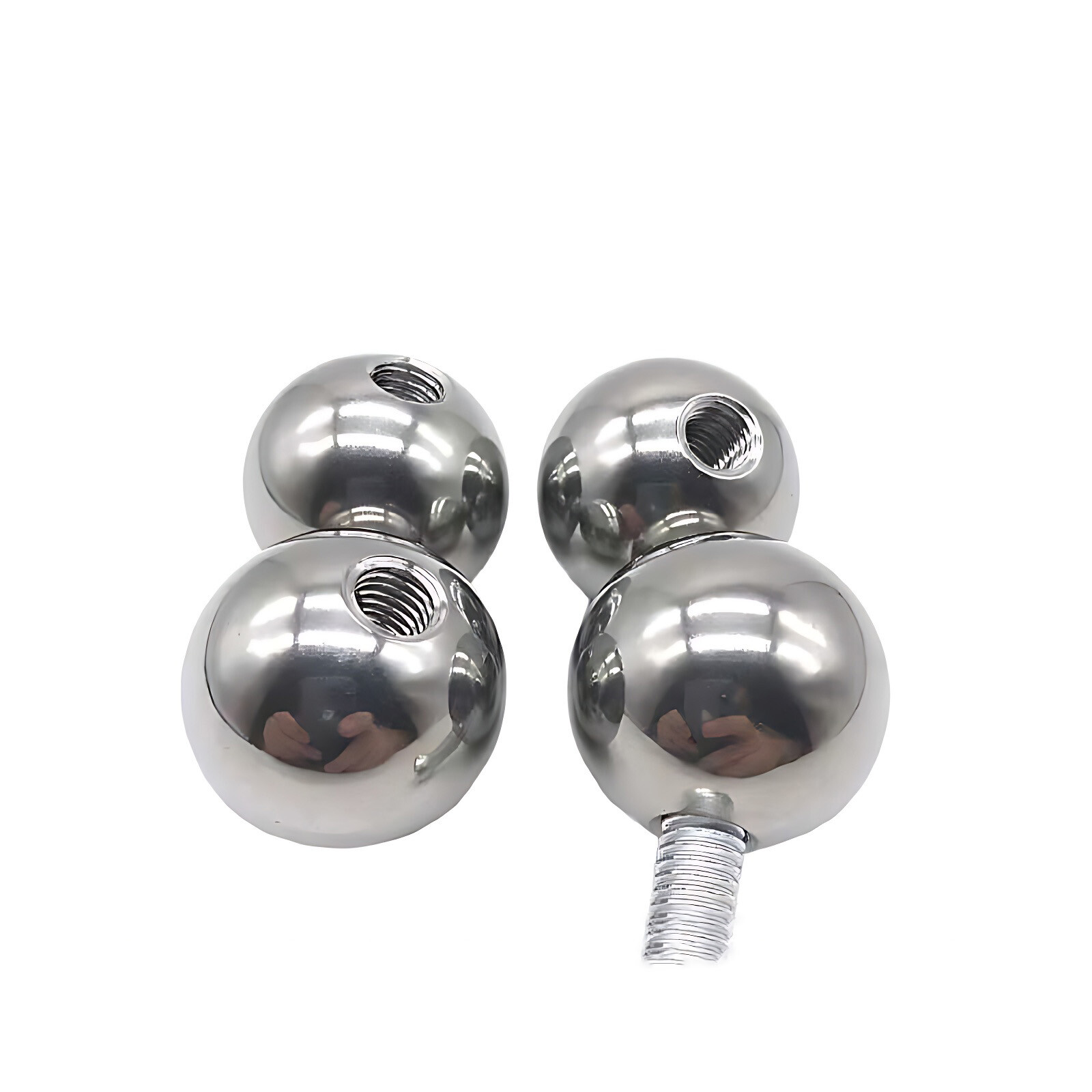 Stainless Steel Ball Bearing with Half Thread Ø 5-60mm Blind Hole Ball Knob Nuts