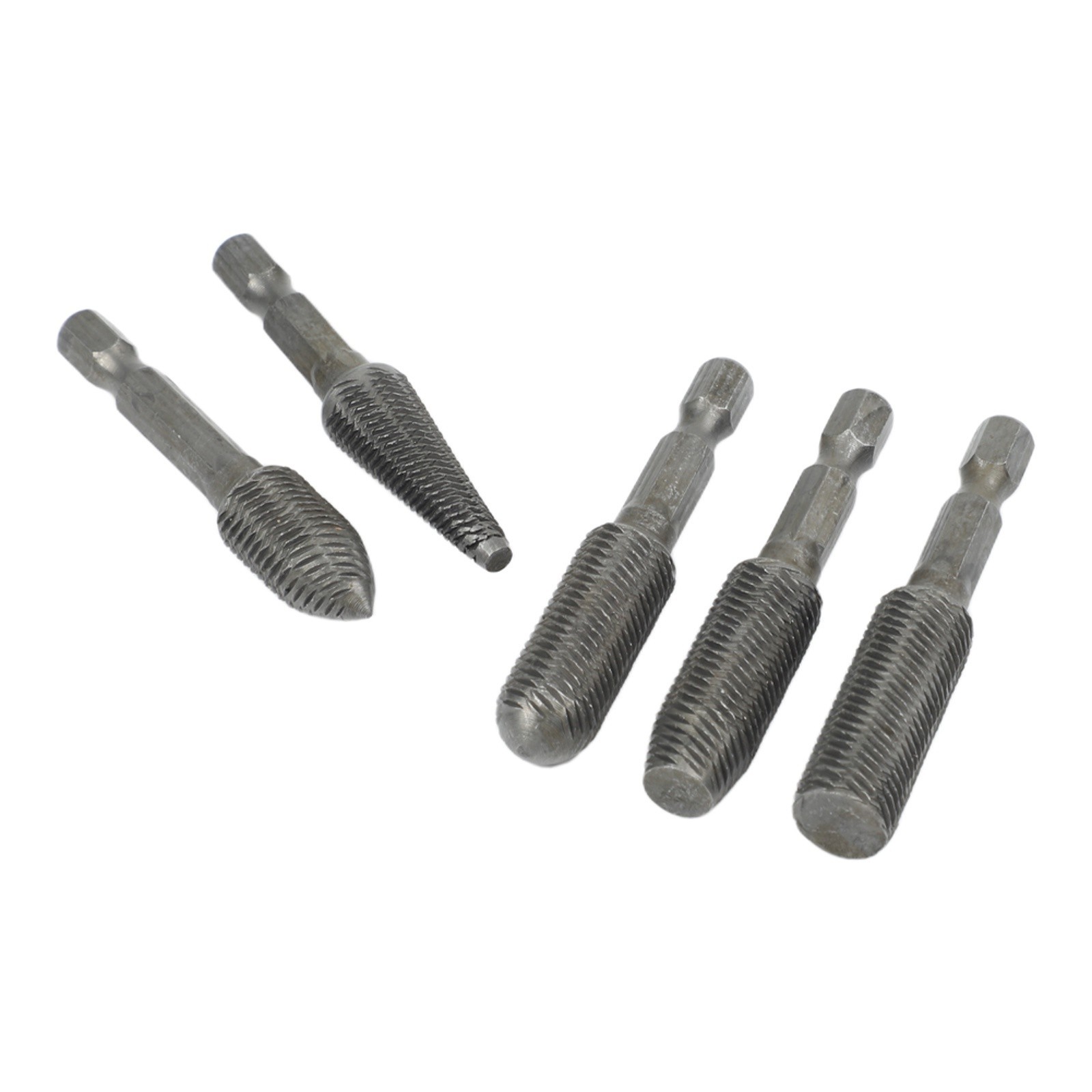 Electric Rotary File Set 5 Pieces for Filing and Grinding Steel Materials