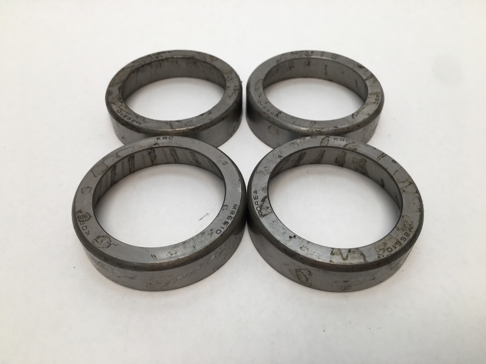 4 pcs KBC M86610 Taper Roller Bearing Cup/Race 2-17/32″ OD M-86610