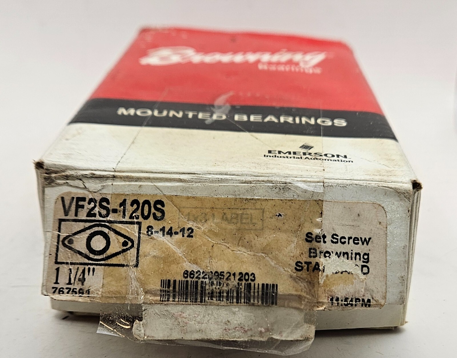 Browning VF2S-120S Flange Mount Ball Bearing Unit 1-1/4″ Bore