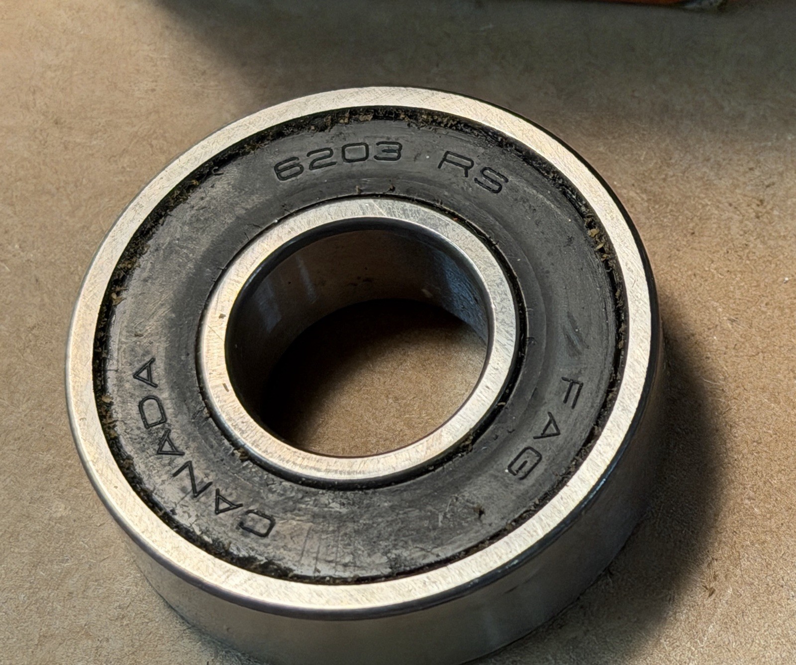 FAG 6203 2RS C3 PREMIUM RUBBER SEALED BEARING 17X40X12MM New Old Stock