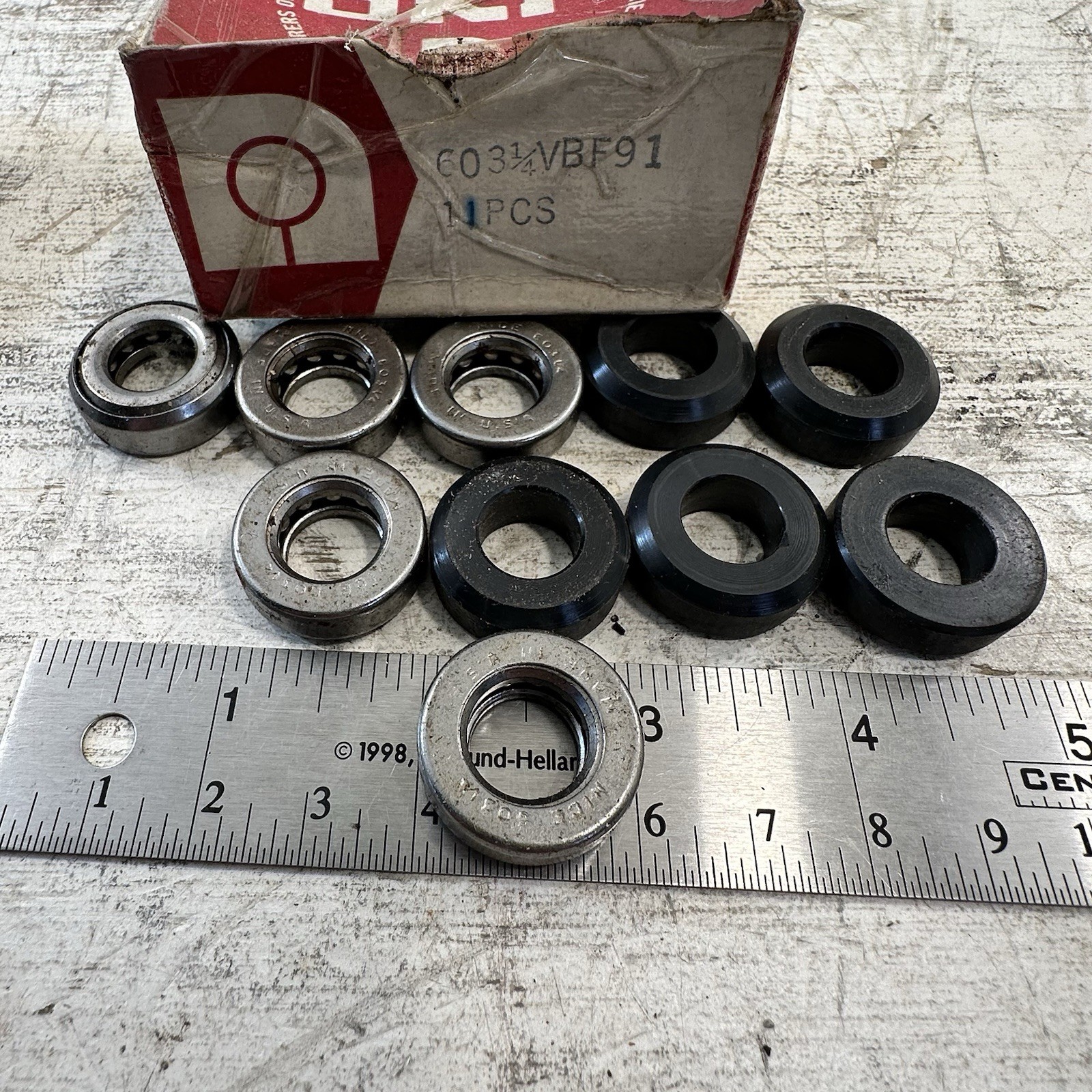Vintage Lot Of 5 New In Box SKF 6031/4VBF91 Ball Bearings 1” Vintage Truck Door