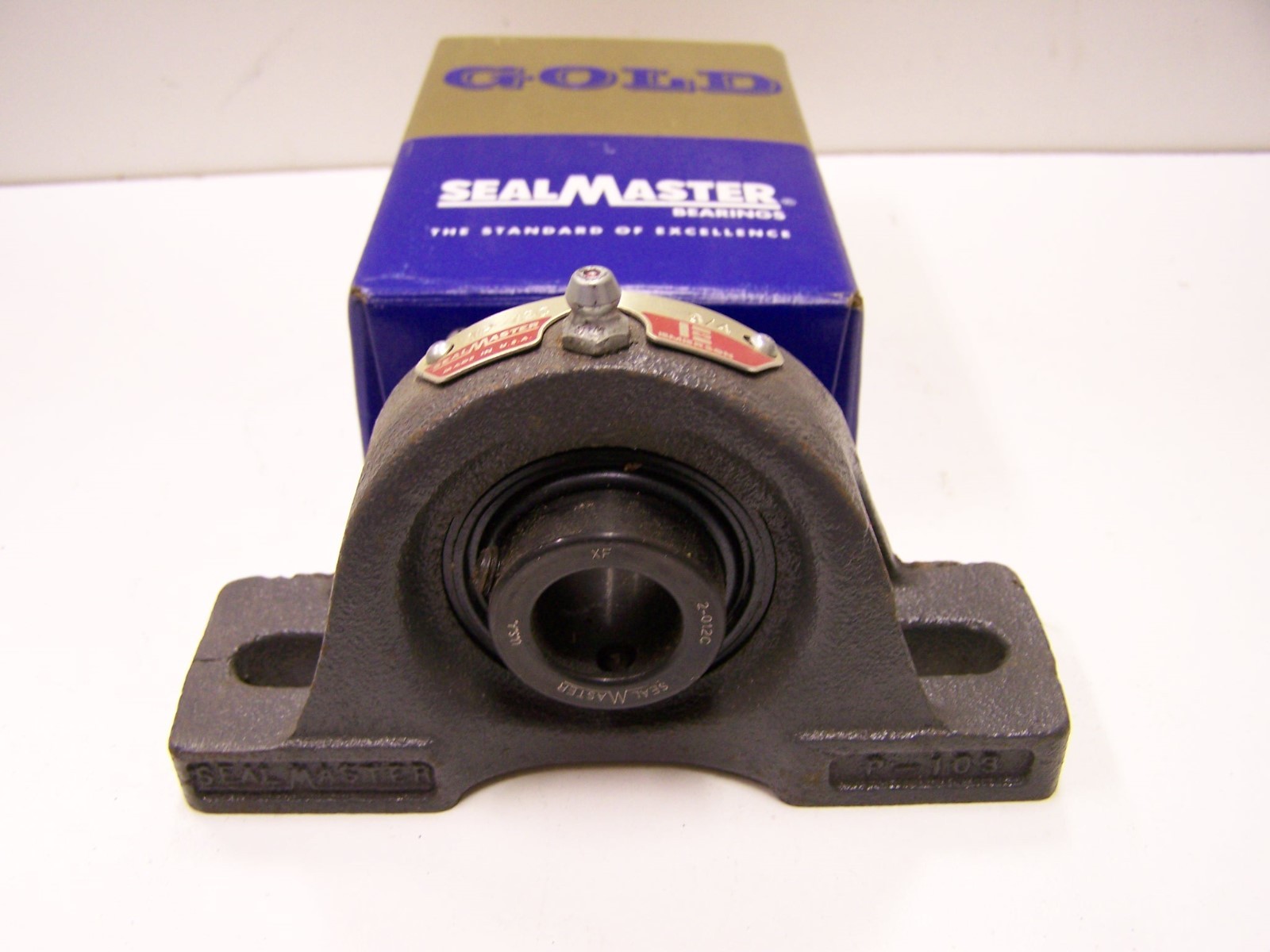 Sealmaster NP-12C Gold Line Standard Duty Pillow Block Bearing 3/4″ Bore New
