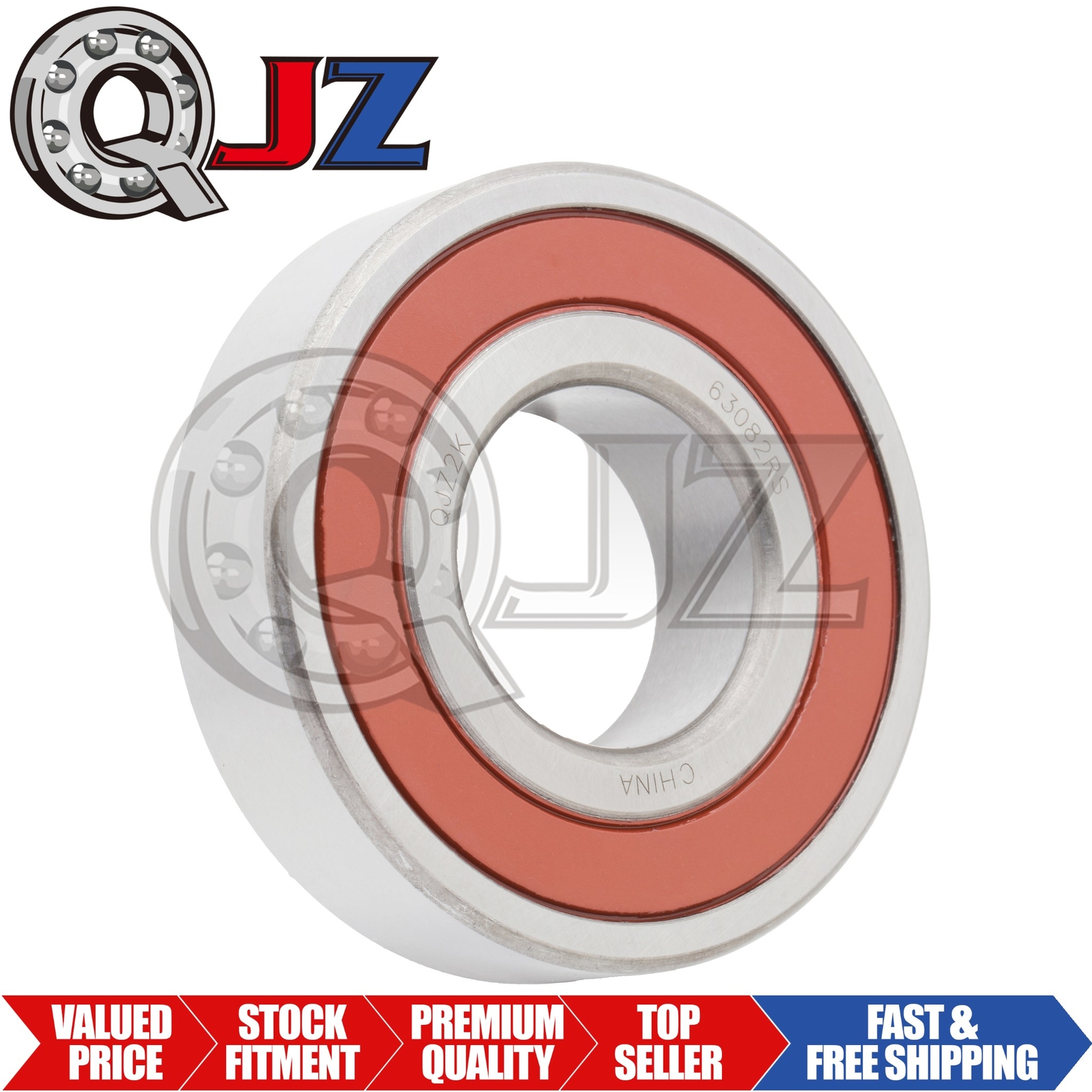 [Qty.1] 6308-2RS Radial/Deep Groove Ball Bearing [40mm ID x 90mm OD x 23mm W]