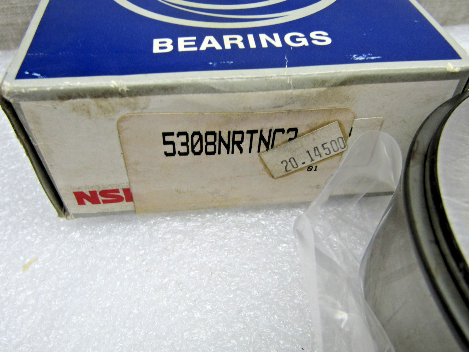 NSK 5308NR TN C3 40mm X 90mm X 36.5mm Angular Contact Snap Ring Bearing
