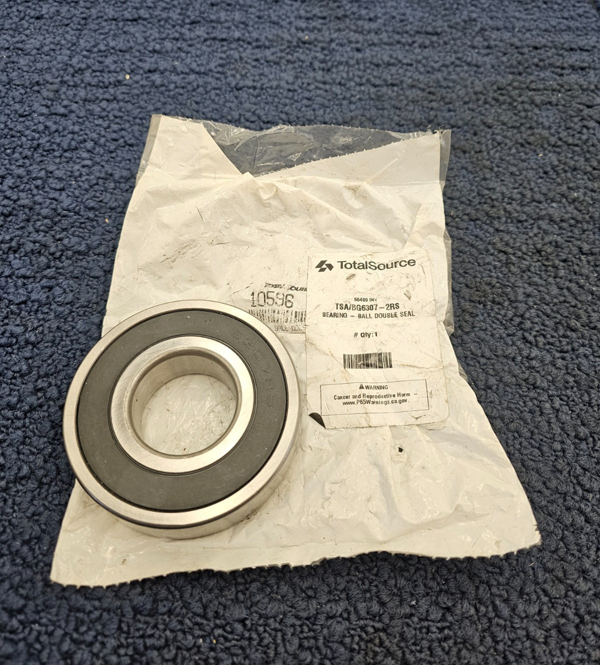TotalSource 10596 Double Seal Ball Bearing TSA/BG6307-2RS, 63072RS