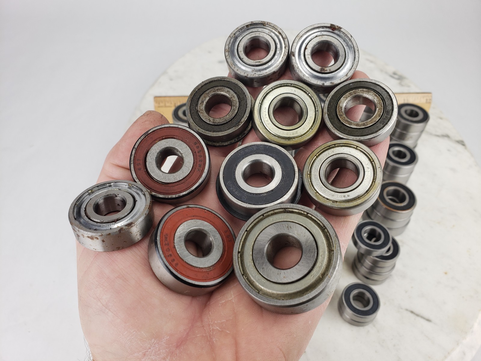 100+ Shield Ball Bearing Lot – Invacare 6201Z 1621 6301 99502 7/16″ 1/2 Bearings