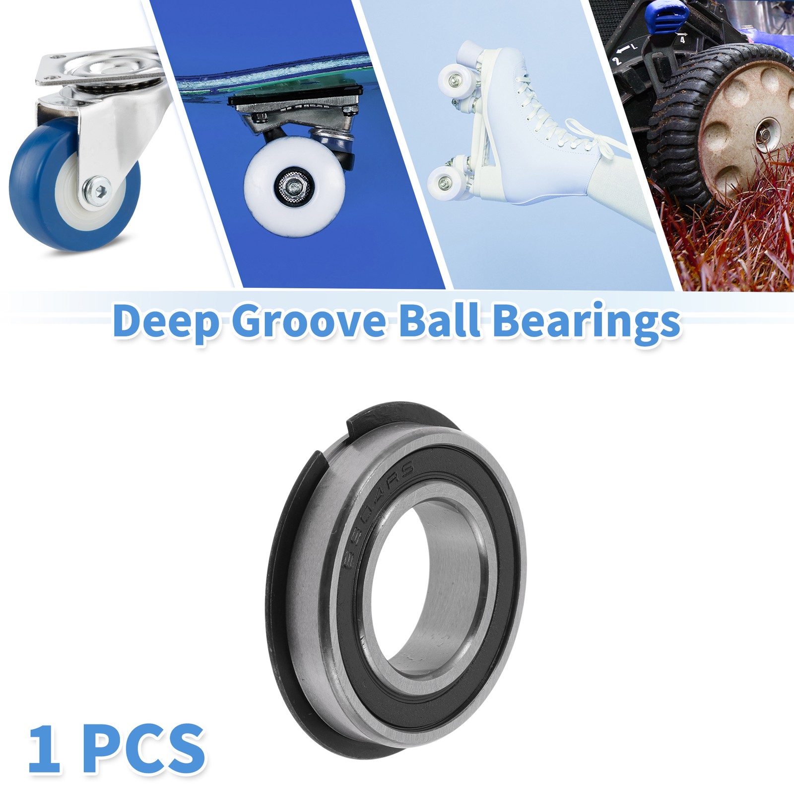 6904NR2RS Deep Groove Ball Bearings 20x37x9mm 1 Pc Scooter Skateboard Wheel