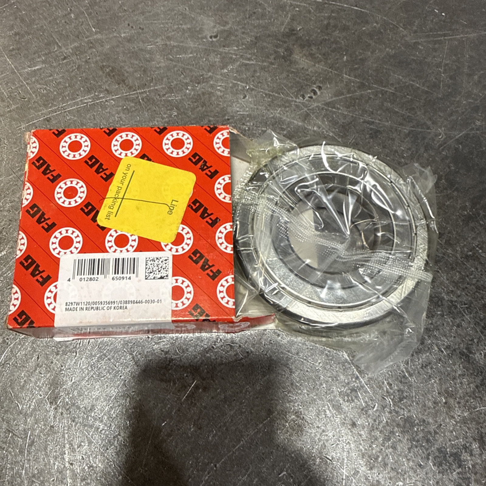 6307-ZZE C3 FAG Brand Metal Shield Ball Bearing 35x80x21 6307 ZZ 6307Z