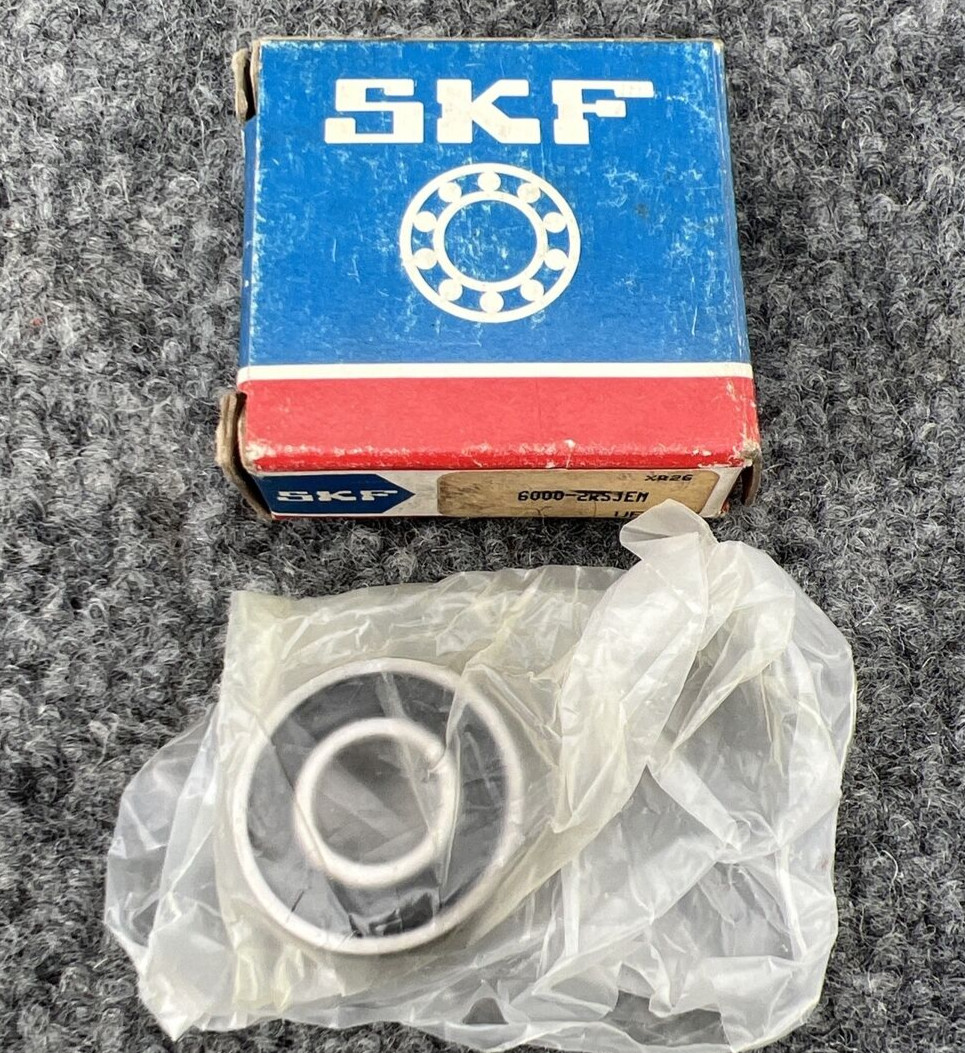 SKF 6000-2RSJEM Deep Groove Ball Bearing New