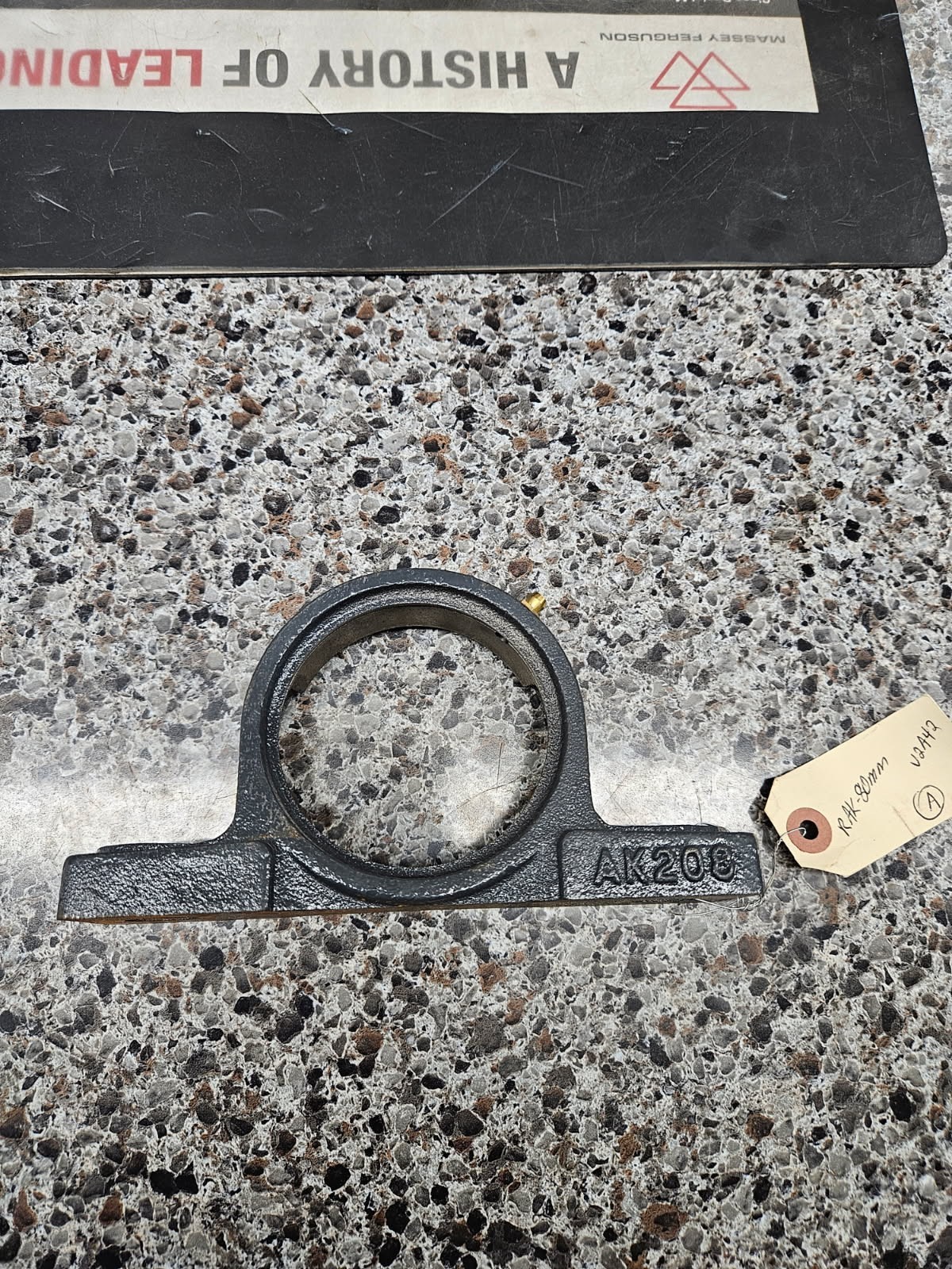 BEARING PART # RAK-80MM 2 BOLT PILLOW BLOCK HOUSING