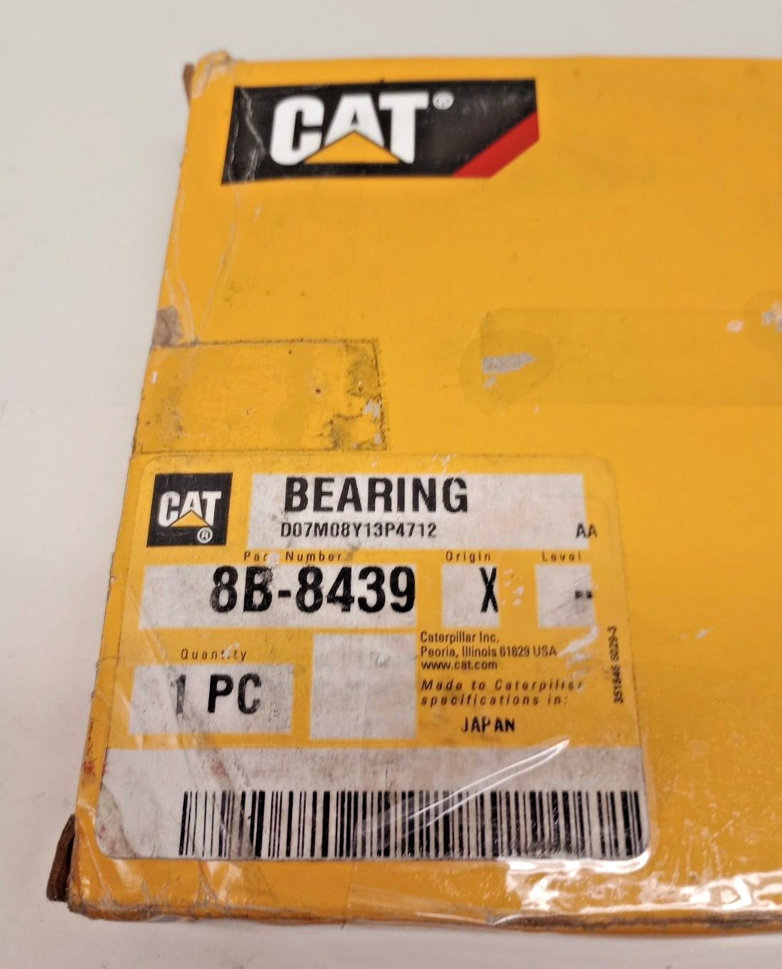 Cat 8B8439 Ball Bearing Open 75 ID x 130 OD x 25mm width NTN 6215X1C3