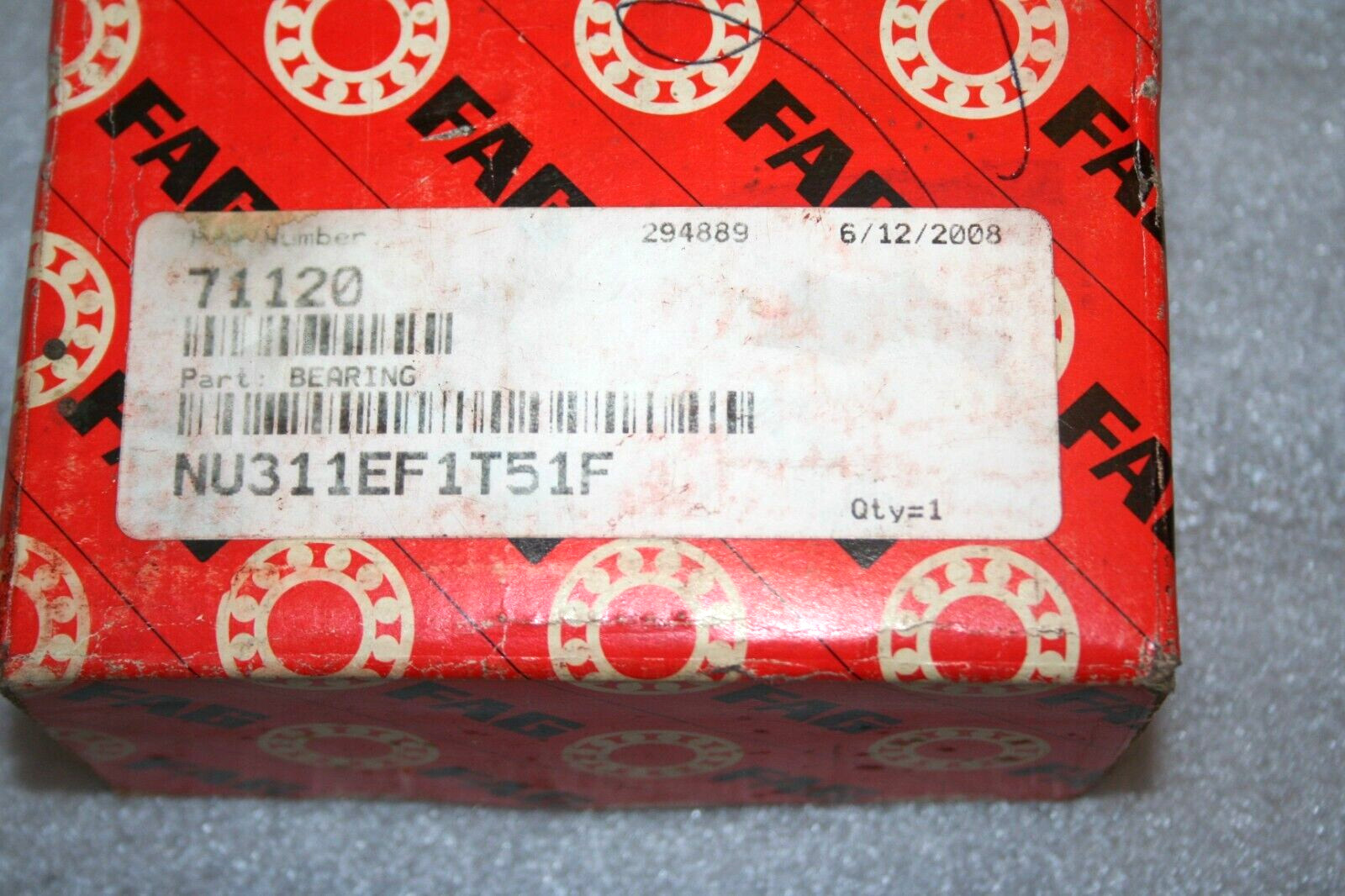 FAG NU311E.M1.F1 Cylindrical Roller Bearing NU311E.F1.T51F * NEW *