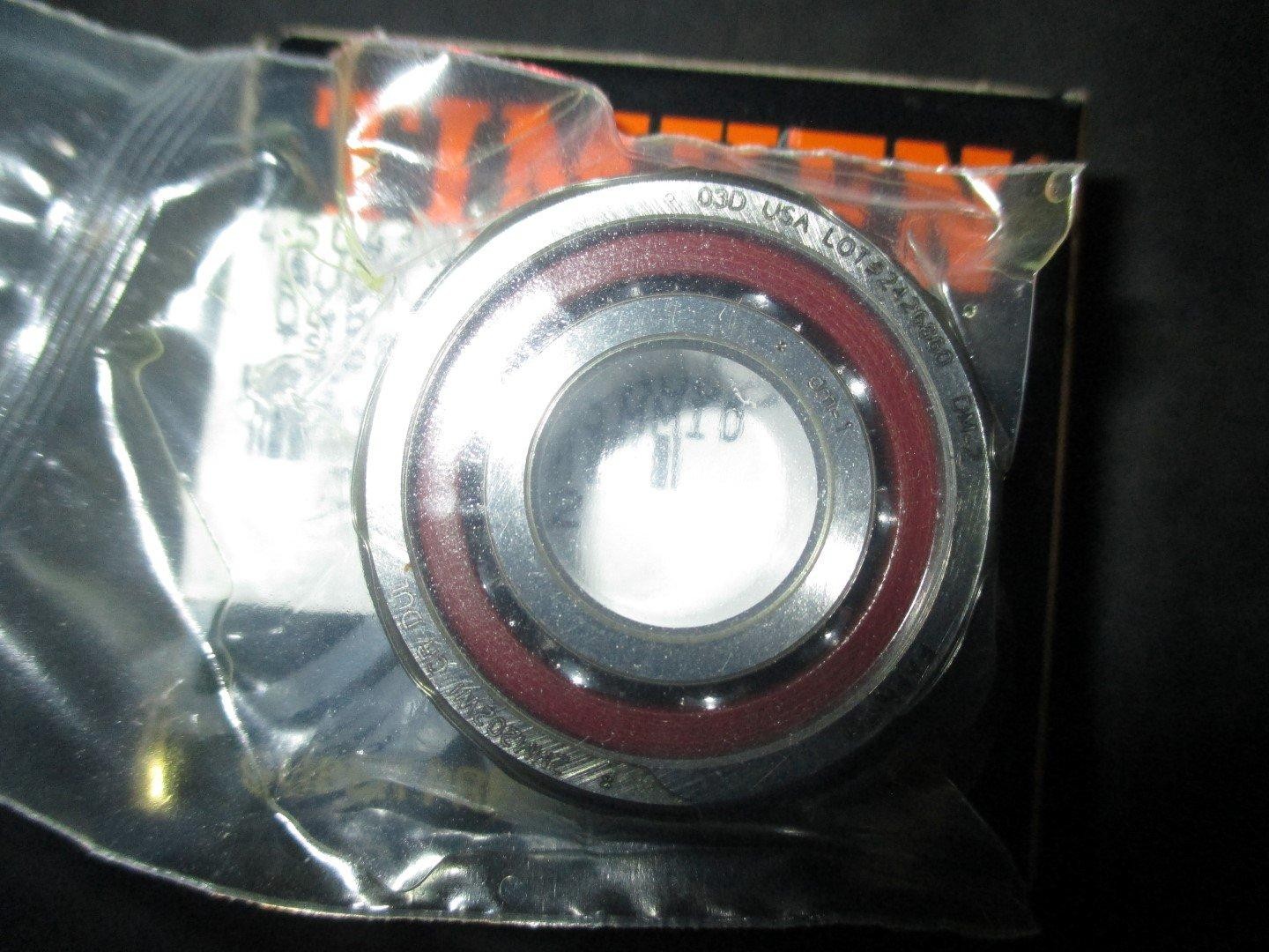 Timken 2MM202WI DUL Duplex Ball Bearing 15mm Bore, Rubber Shielded