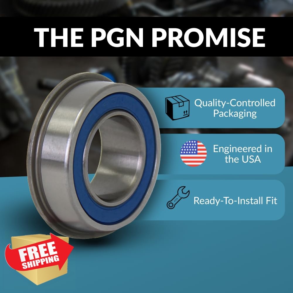 PGN 3/4″x1-3/8″ Flanged Ball Bearing 2pk