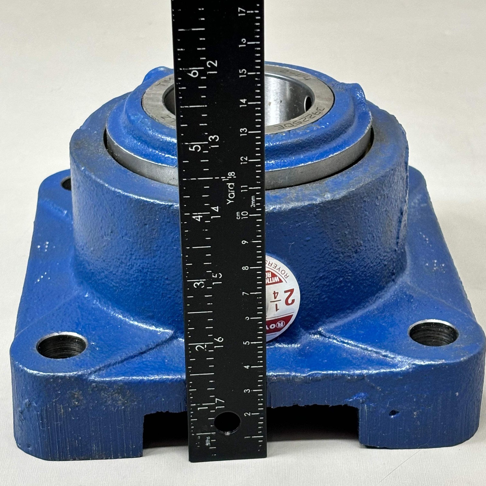 ROYERSFORD Type E 4-Bolt Square Flange Bearing 2-1/4″ Dual Locking 20-05-0204