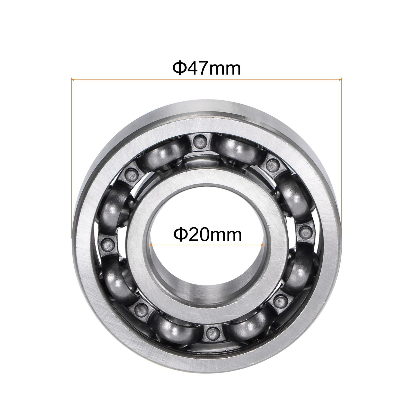 6204 Deep Groove Ball Bearings C3 Open Type Chrome Steel