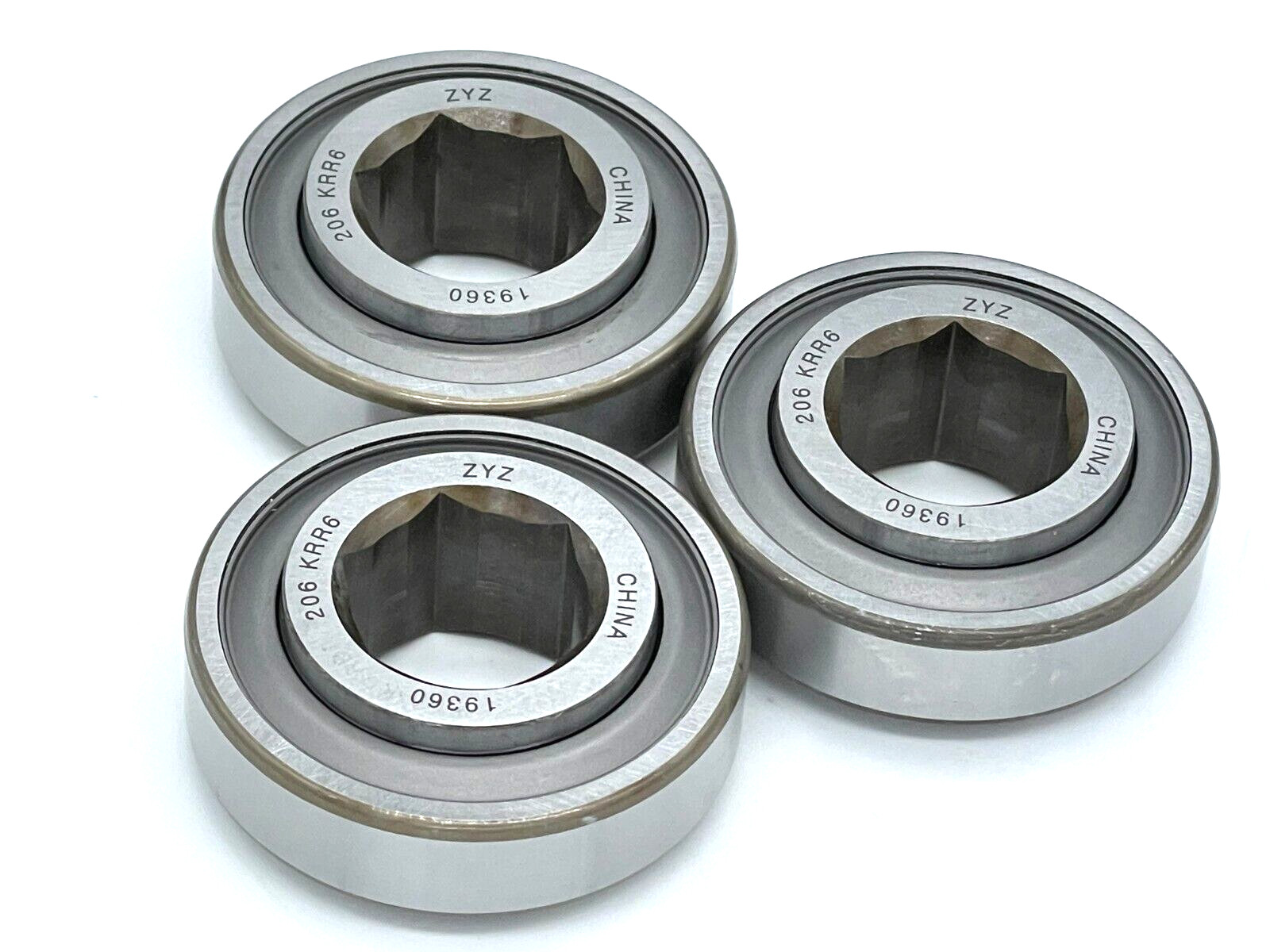 Premium 206KRR6 AG Bearing 1″ Hex Bore Fits JD9338 HPC100GP 1AH06-1 16KB206N