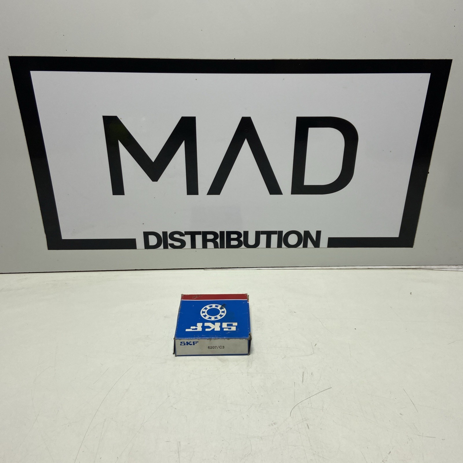SKF 6207 C3 DEEP GROOVE BALL BEARING, OPEN TYPE, NO SEALS 35x72x17 mm