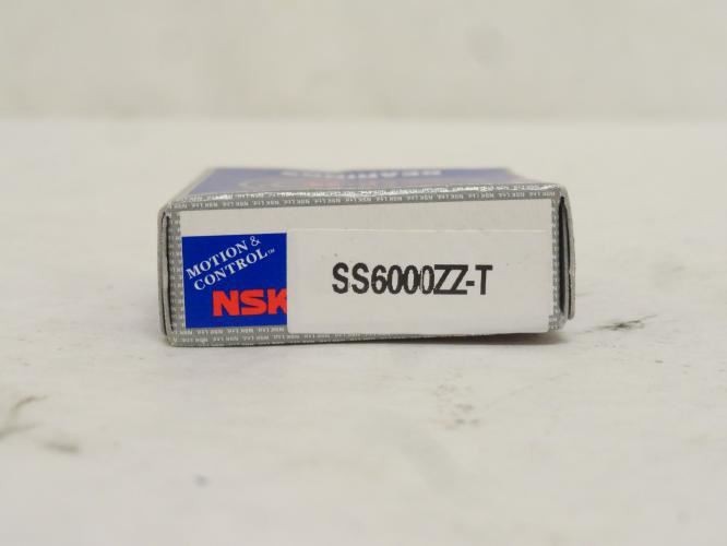 185126 New In Box; NSK SS6000ZZ-T Ball Bearing; SS; 10mm ID x 26mm OD