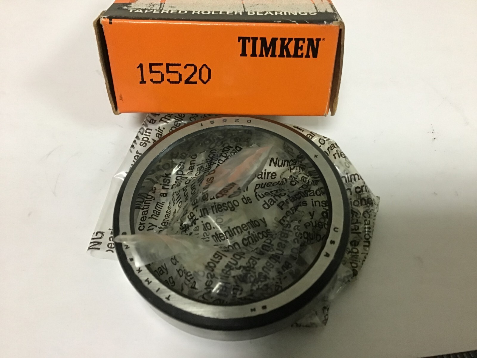 New Timken 15520 Outer Cup Bearing, 2.250″ OD, 0.5313″ Width