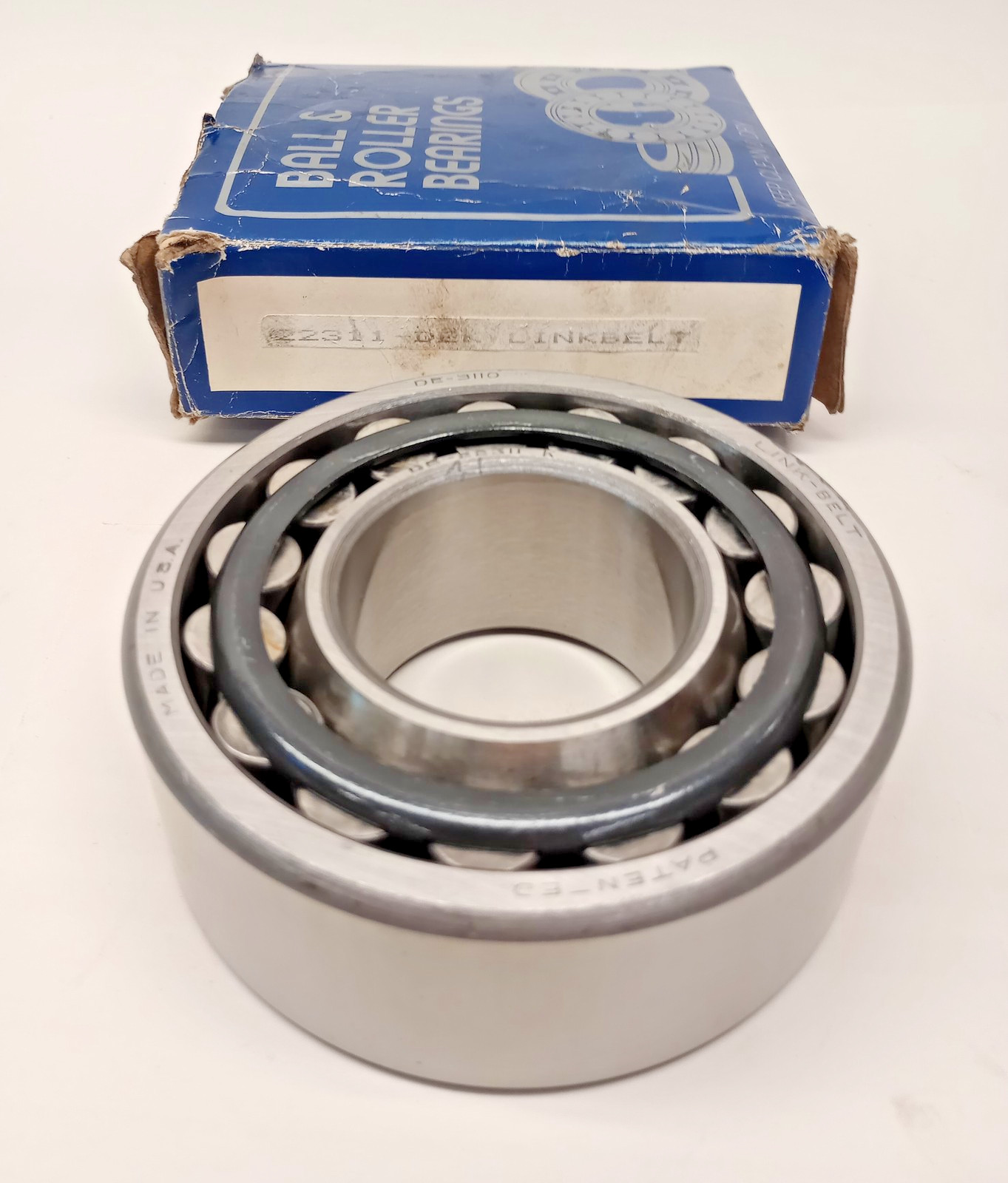 Link-Belt DE-22311-K Spherical Bearing taper bore 55/58x120x43mm 22311DEK/DE3110